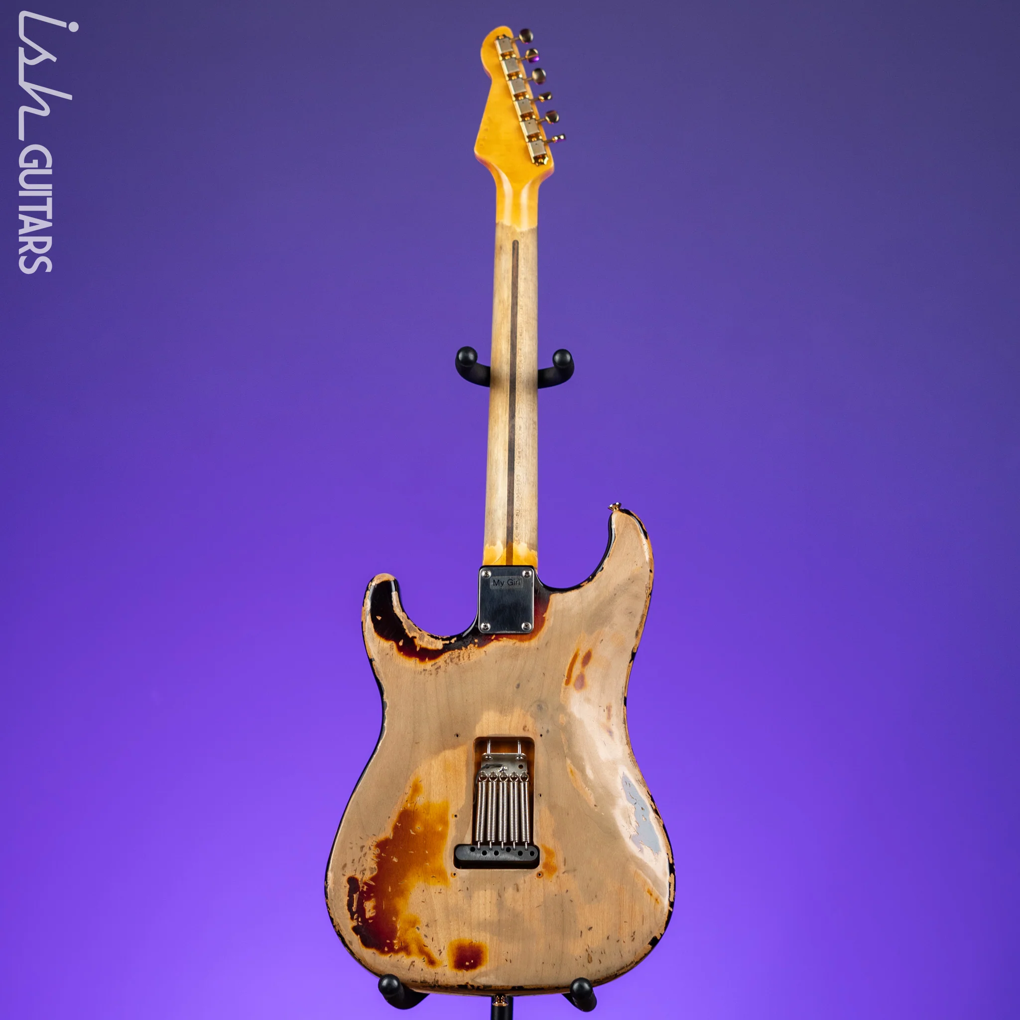 LSL Saticoy SRV Tribute SSS Three-Tone Sunburst Extreme Aging - Image 6