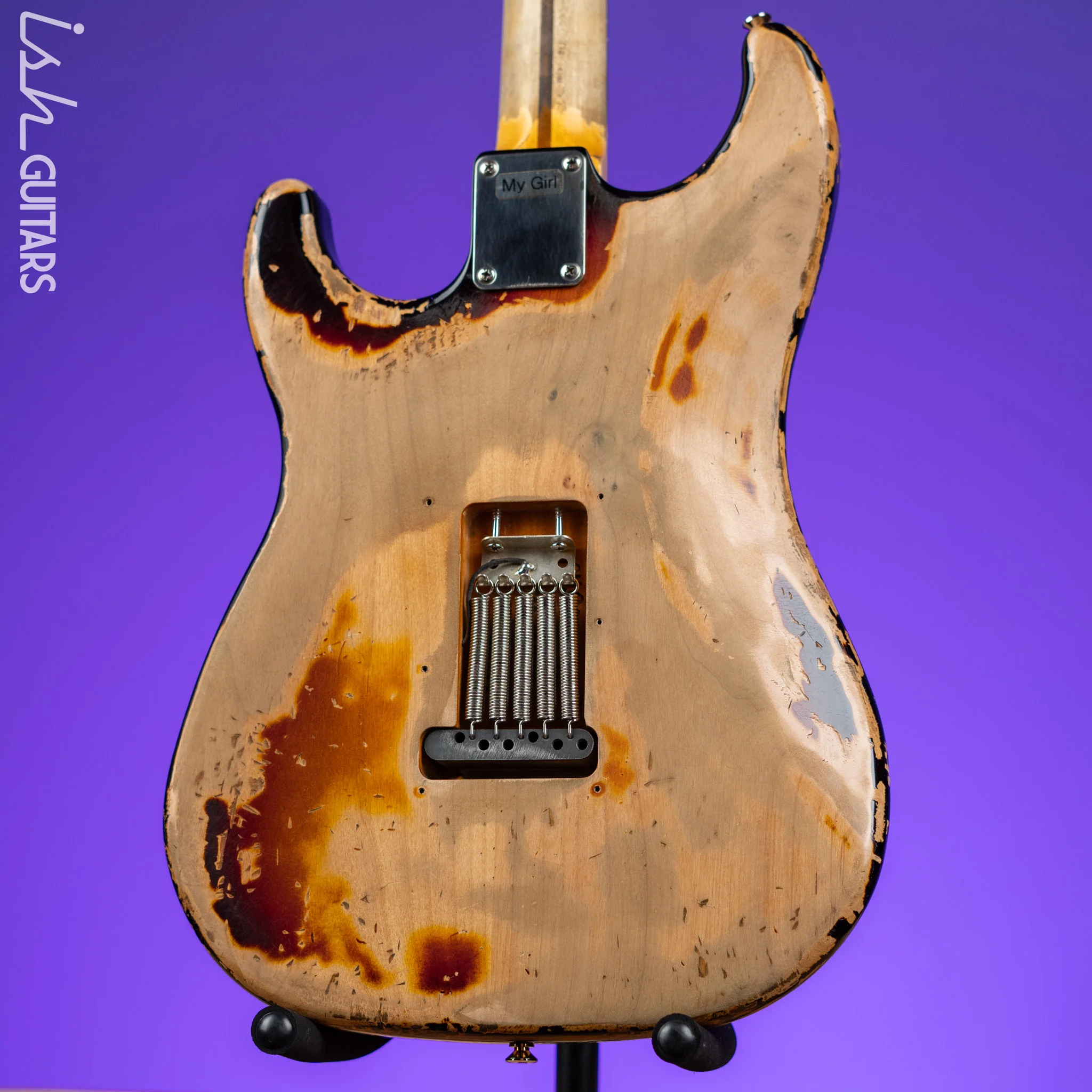 LSL Saticoy SRV Tribute SSS Three-Tone Sunburst Extreme Aging - Image 7