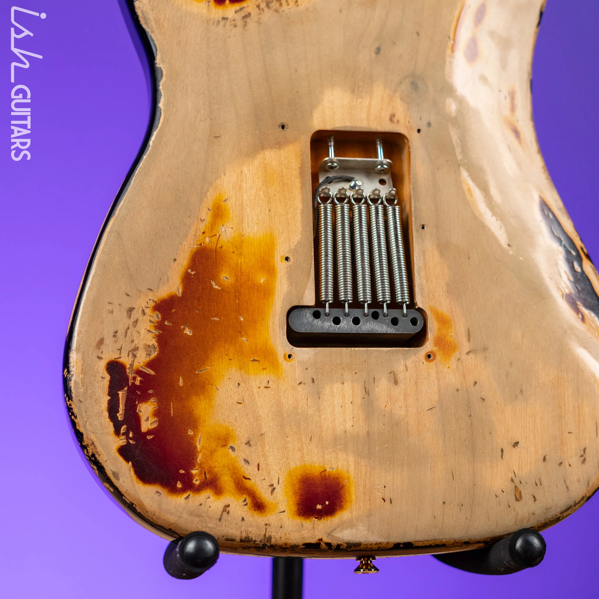 LSL Saticoy SRV Tribute SSS Three-Tone Sunburst Extreme Aging - Image 9