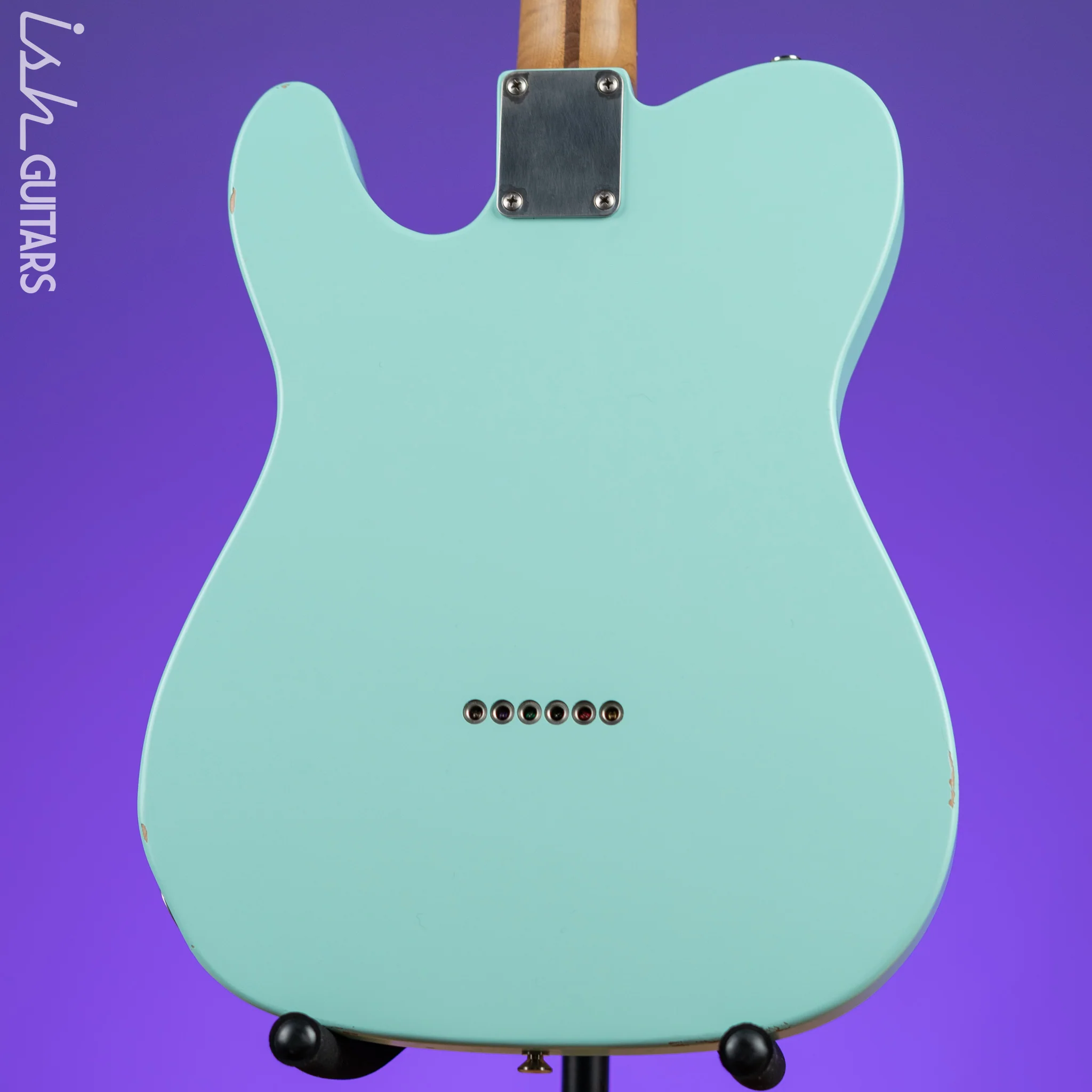 LSL T-Bone One B Electric Guitar Seafoam Green Aged - Image 9