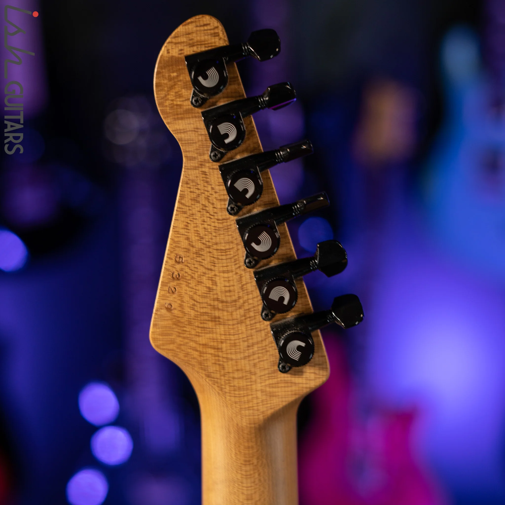LSL XT4-DX 'Tea' Curly Mango Top Faded Iced Tea Burst - Image 11