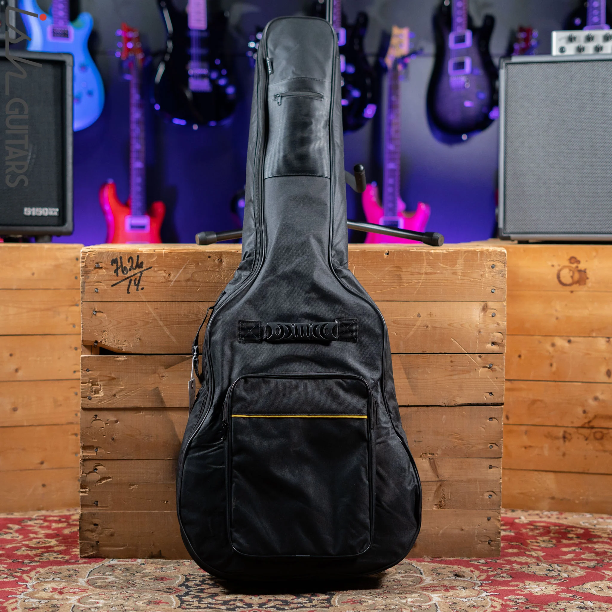 Luna Flo Moon Custom Acoustic Guitar Transparent Mallard - Image 15