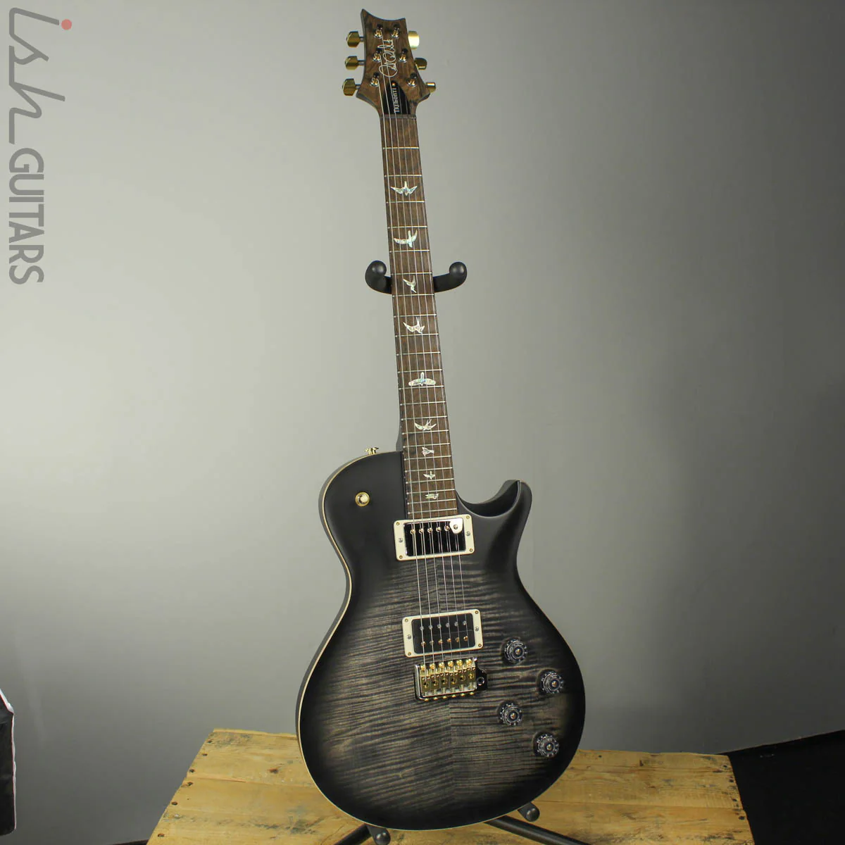 Paul Reed Smith PRS Mark Tremonti Signature Singlecut Guitar Charcoal Burst Satin 10 Top B-Stock - Image 2