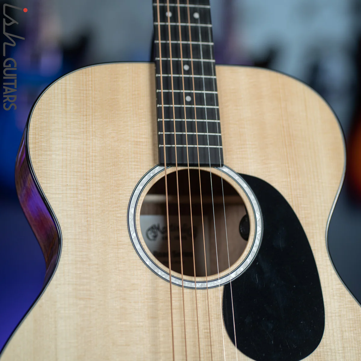 Martin 000-12E Acoustic Electric Guitar Natural Sitka Spruce - Image 5
