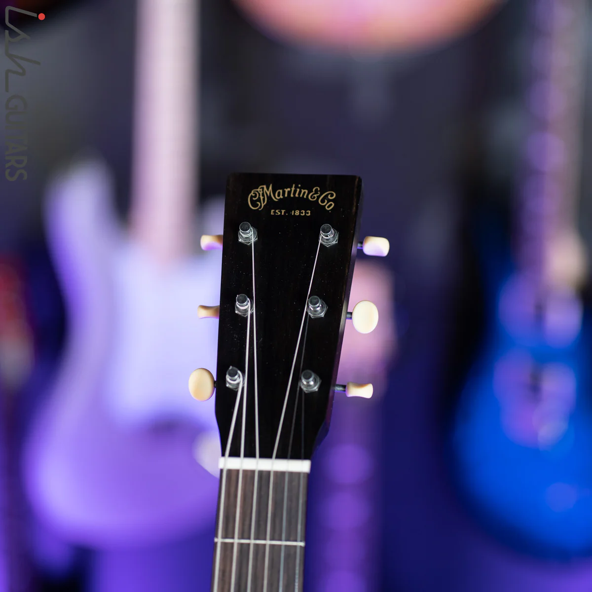 Martin 000-17E Acoustic Electric Guitar Black Smoke - Image 5