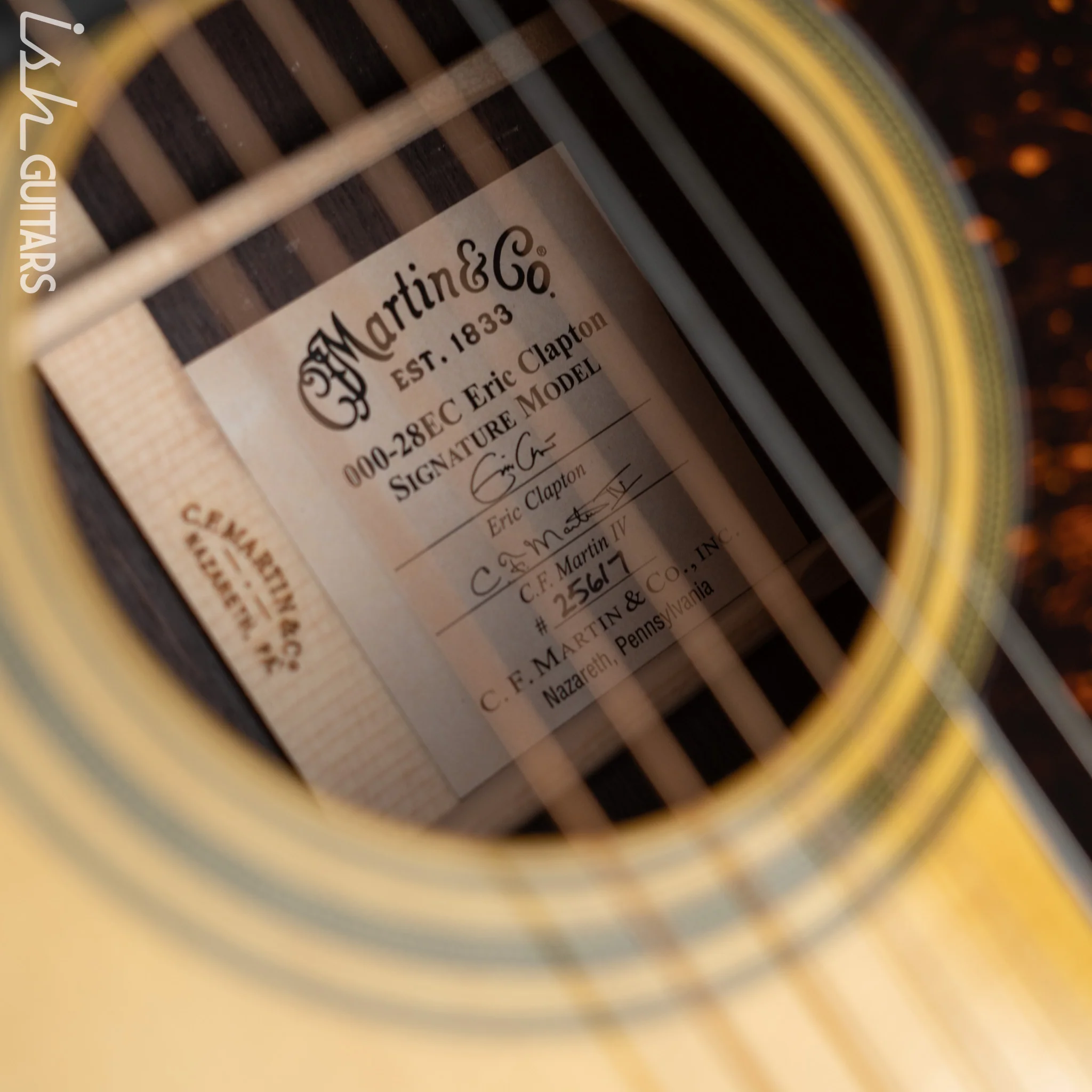 2023 Martin 000-28EC Eric Clapton Signature Acoustic Guitar Natural - Image 13