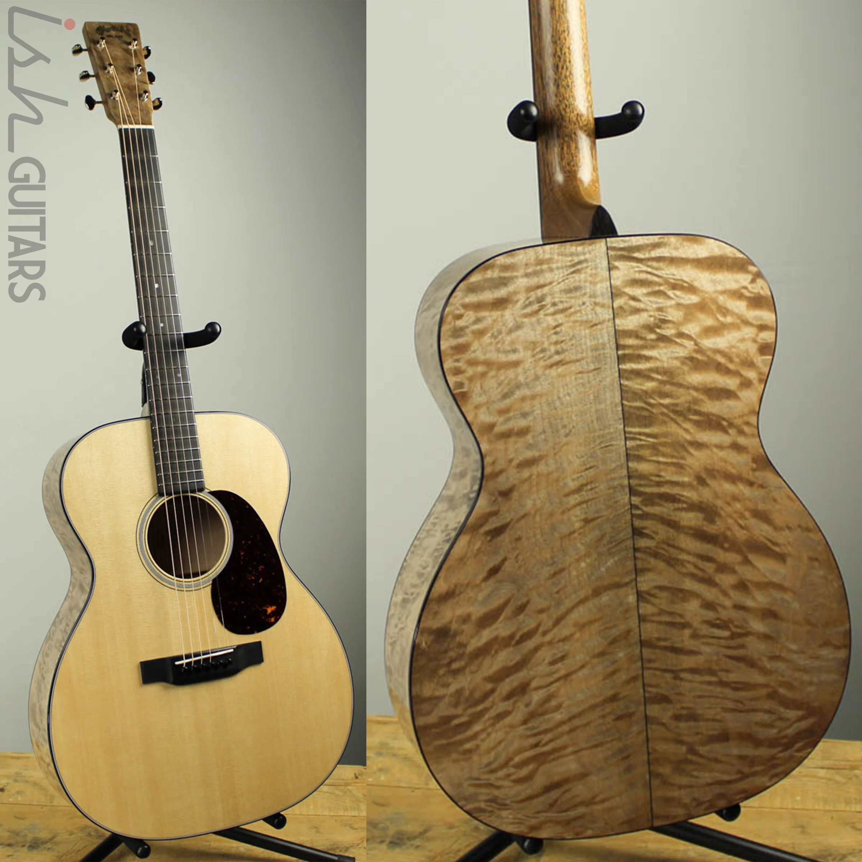 Martin 000-28 Custom Shop Deep Quilted Maple Back and Sides