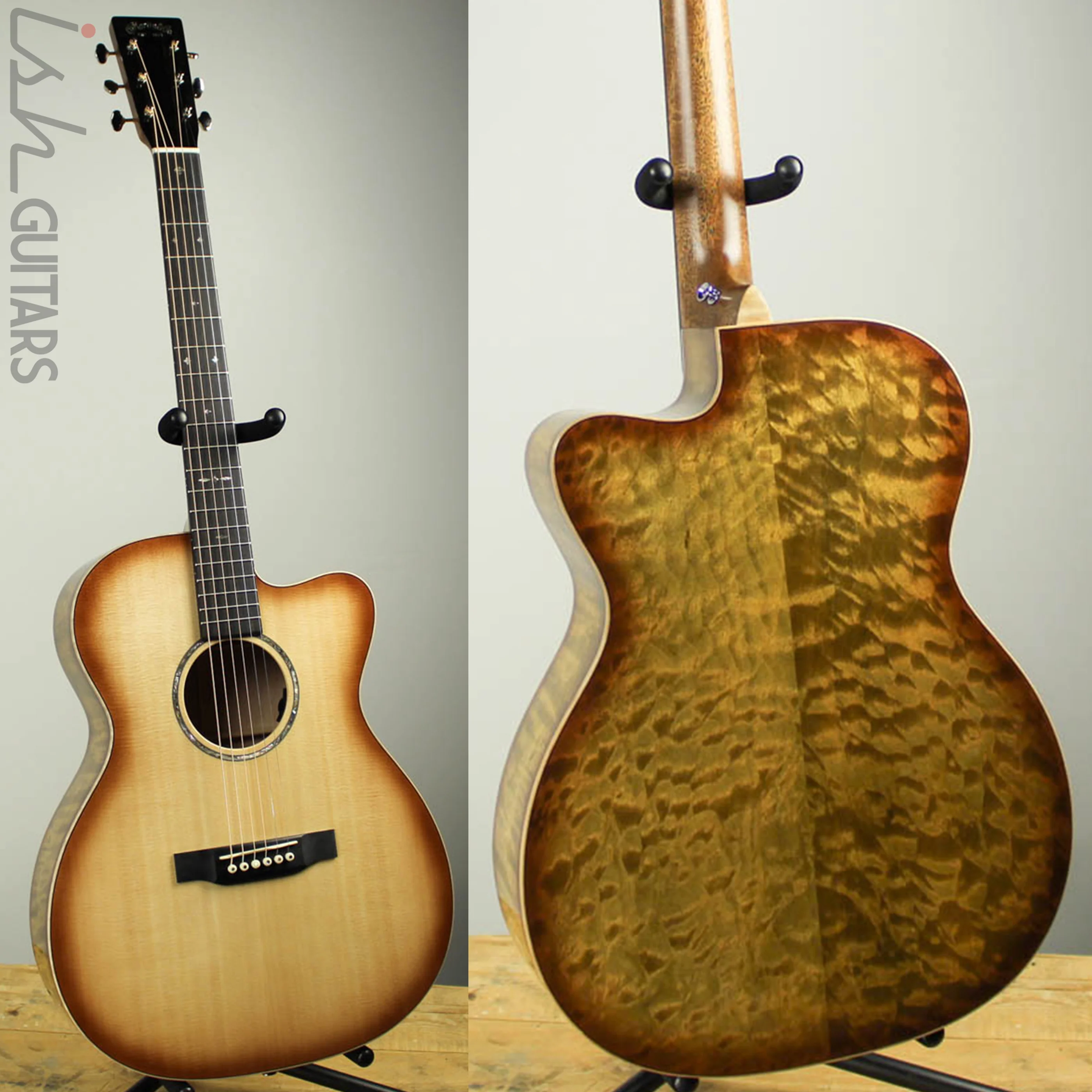 NAMM 2019 Martin OMCE Blaze Burst Acoustic Guitar