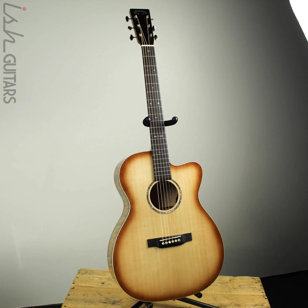 NAMM 2019 Martin OMCE Blaze Burst Acoustic Guitar - Image 3