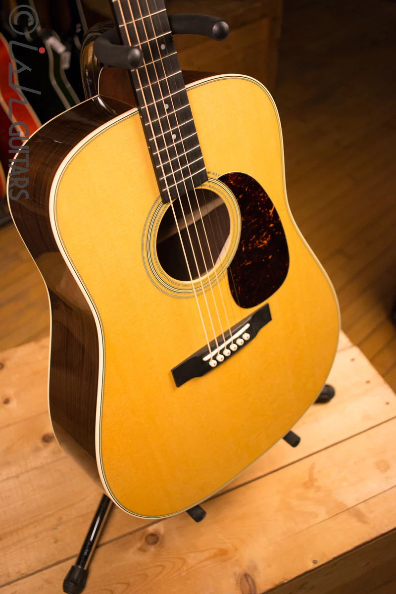 2018 Martin D-28 Spruce Top Rosewood Back Acoustic Guitar - Image 6