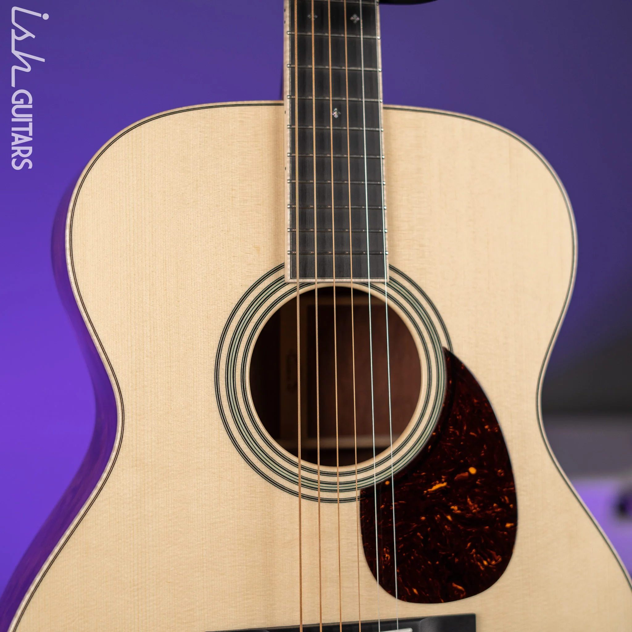 Martin Custom Shop OM-28 Acoustic Guitar Quilted Bubinga Natural - Image 4