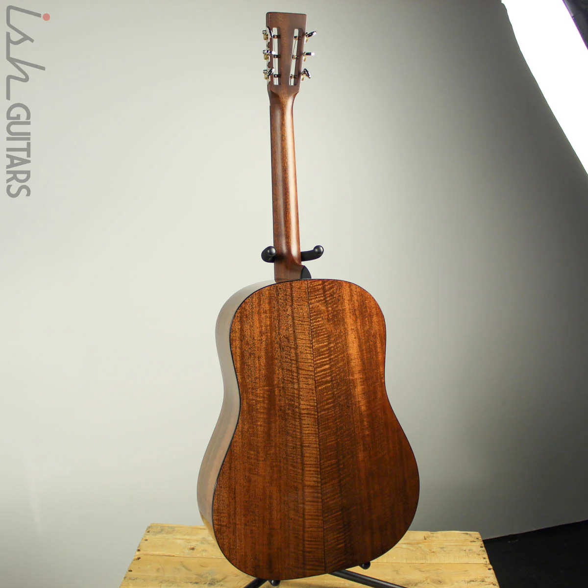 Martin Custom Shop D-1 DSS Slope Shoulder 12 Fret Dreadnought Flamed Mahogany - Image 7