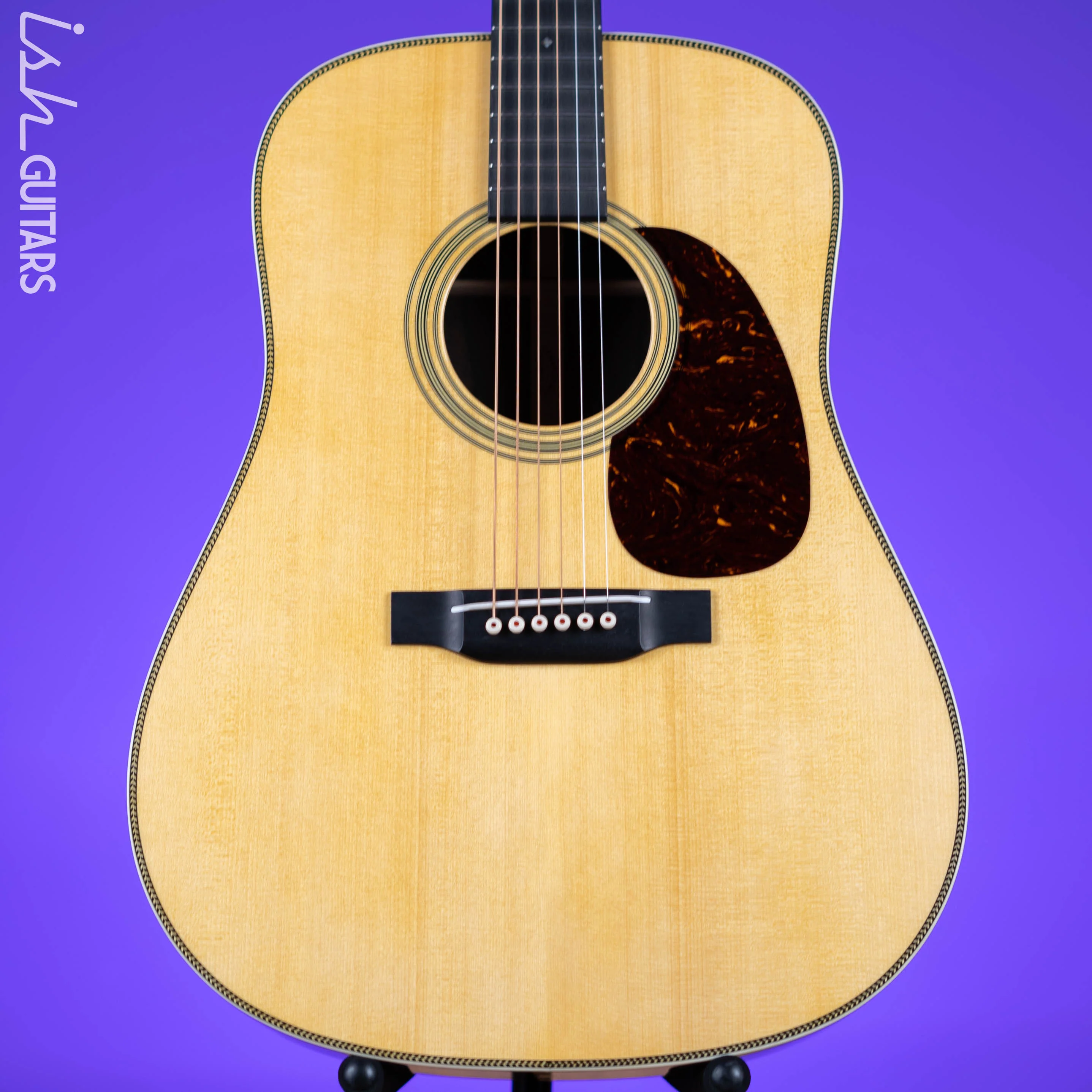 Martin Custom Shop HD-28V Dreadnought Acoustic Guitar Ziricote Natural - Image 2