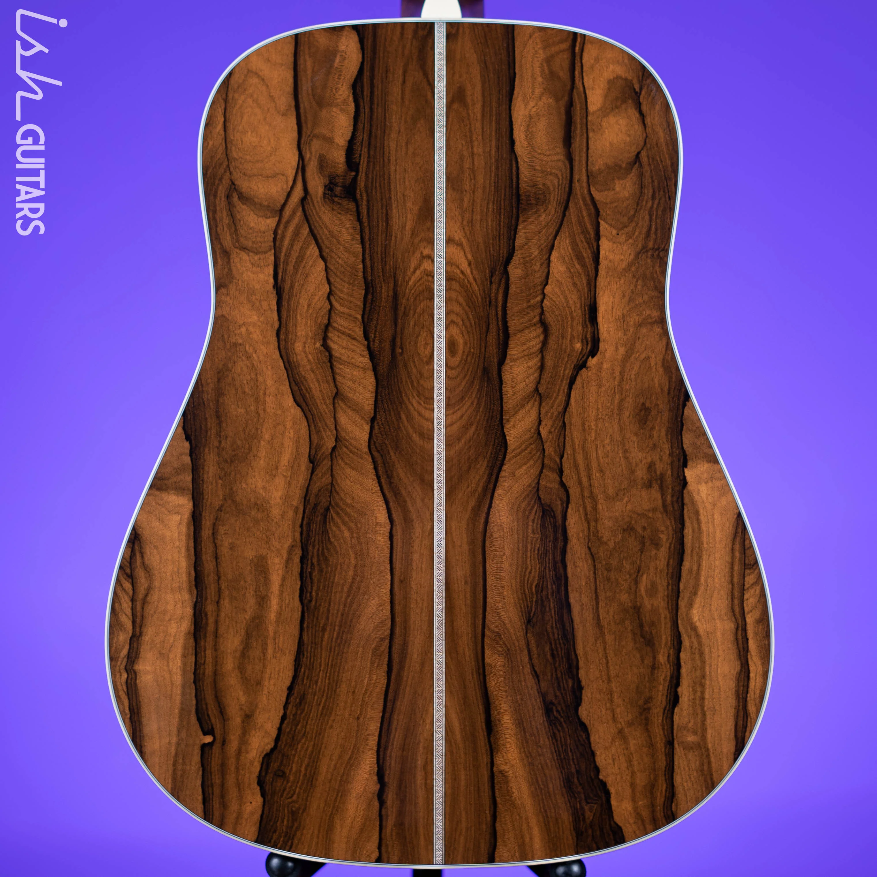 Martin Custom Shop HD-28V Dreadnought Acoustic Guitar Ziricote Natural - Image 9