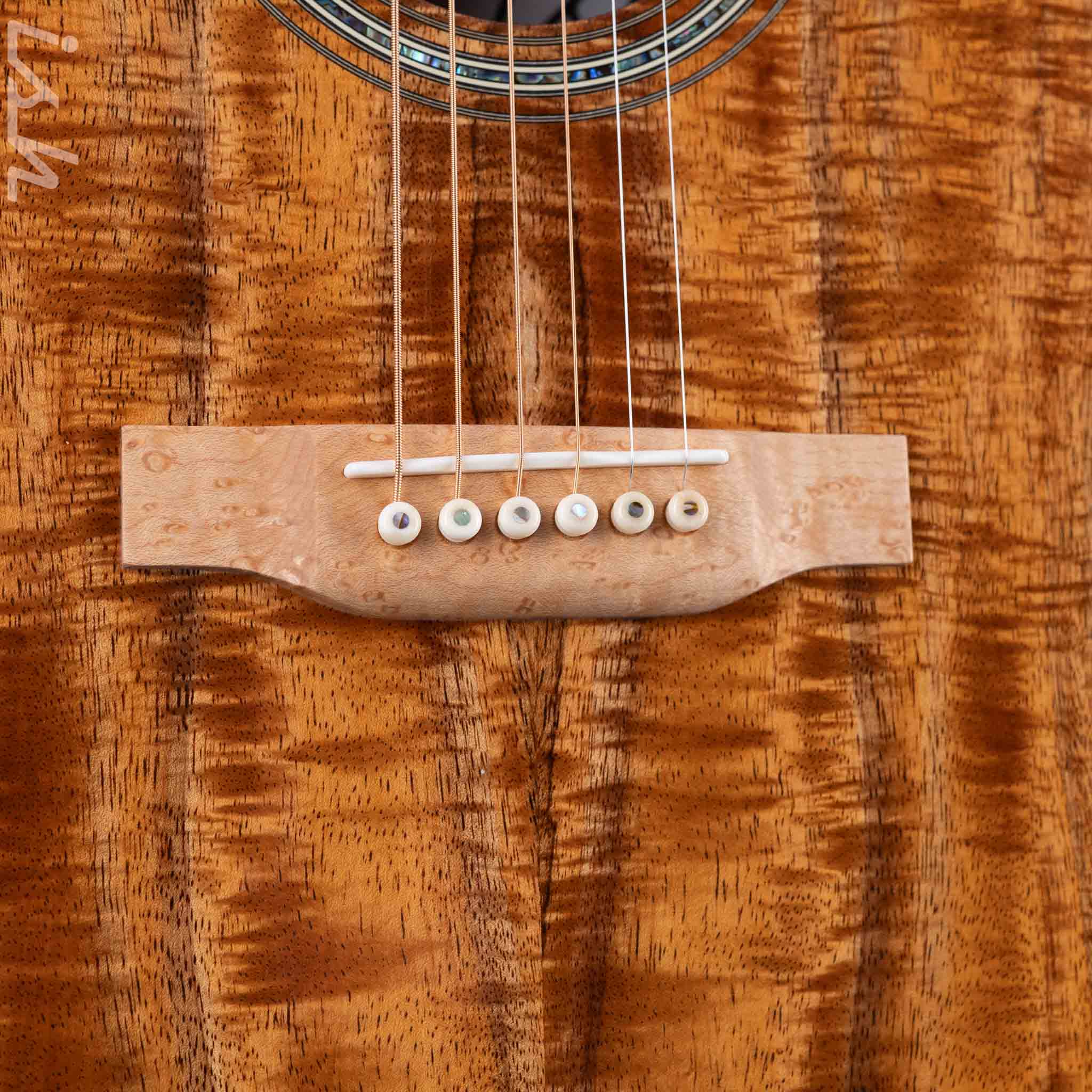 Martin Custom Shop D-28 Style Dreadnought Acoustic Guitar Highly Flamed Koa - Image 6