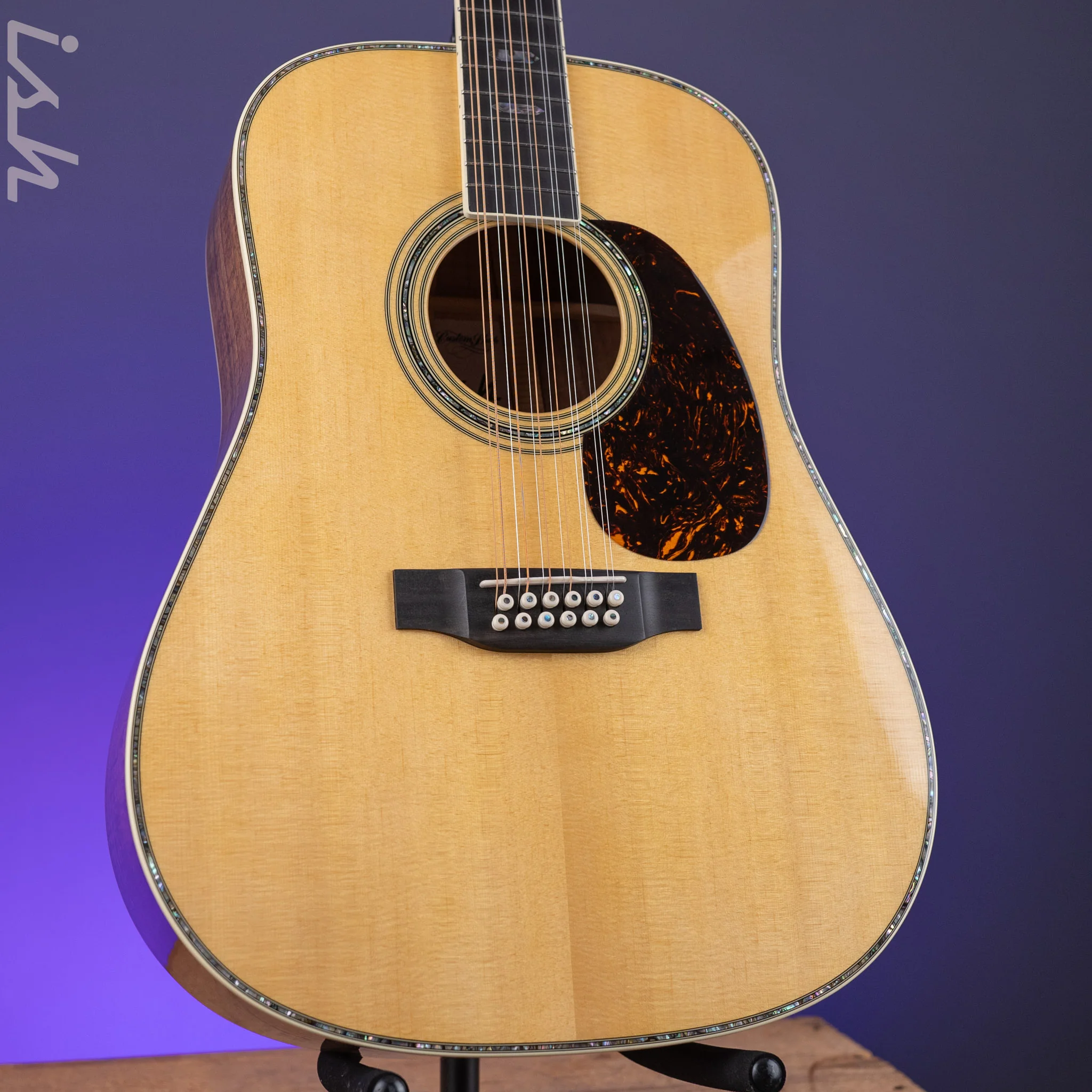 Martin Custom Shop D-41 Style 12-String Dreadnought Koa Back & Sides - Image 2