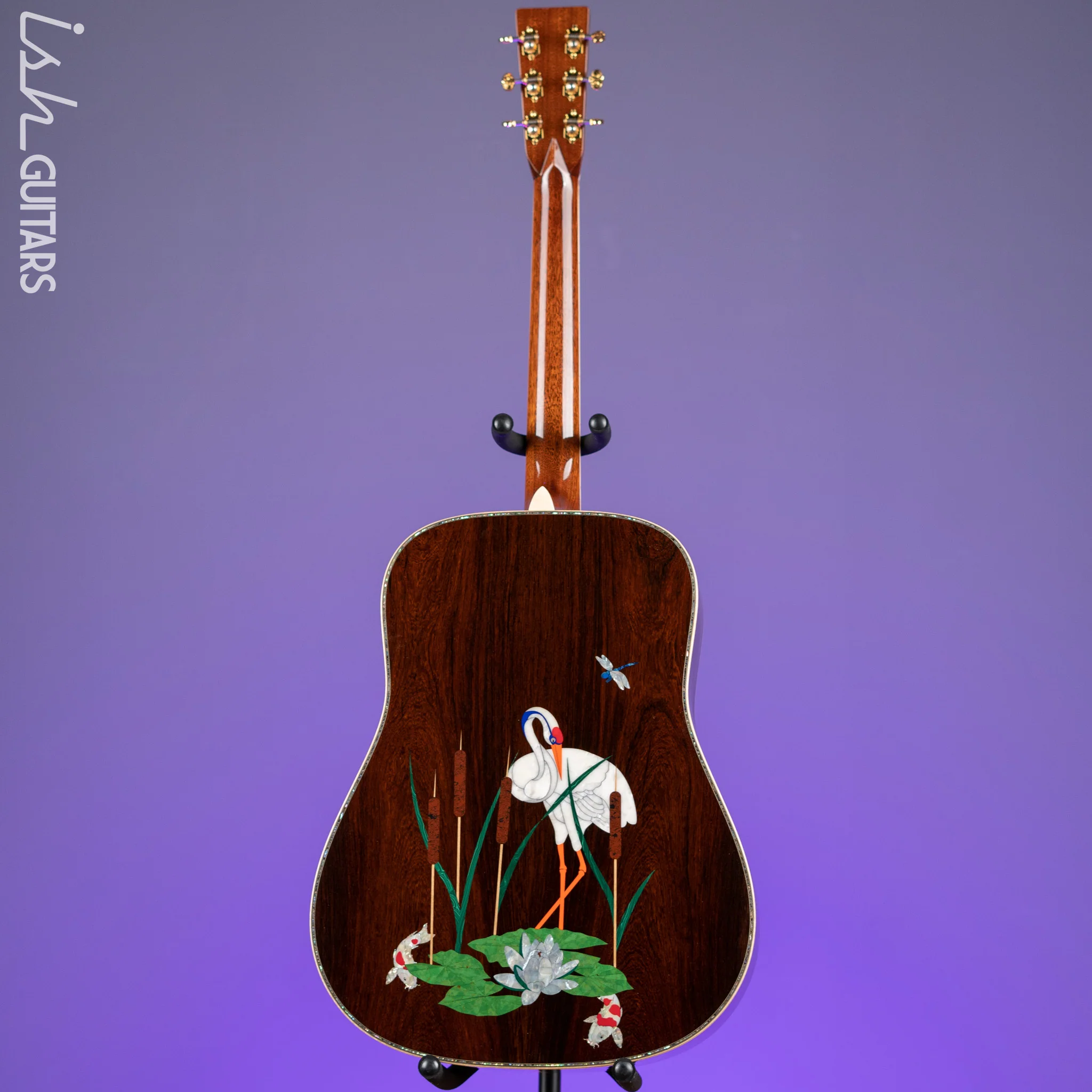 Martin Custom Shop D-45 Harvey Leach Lotus Flower - Image 11