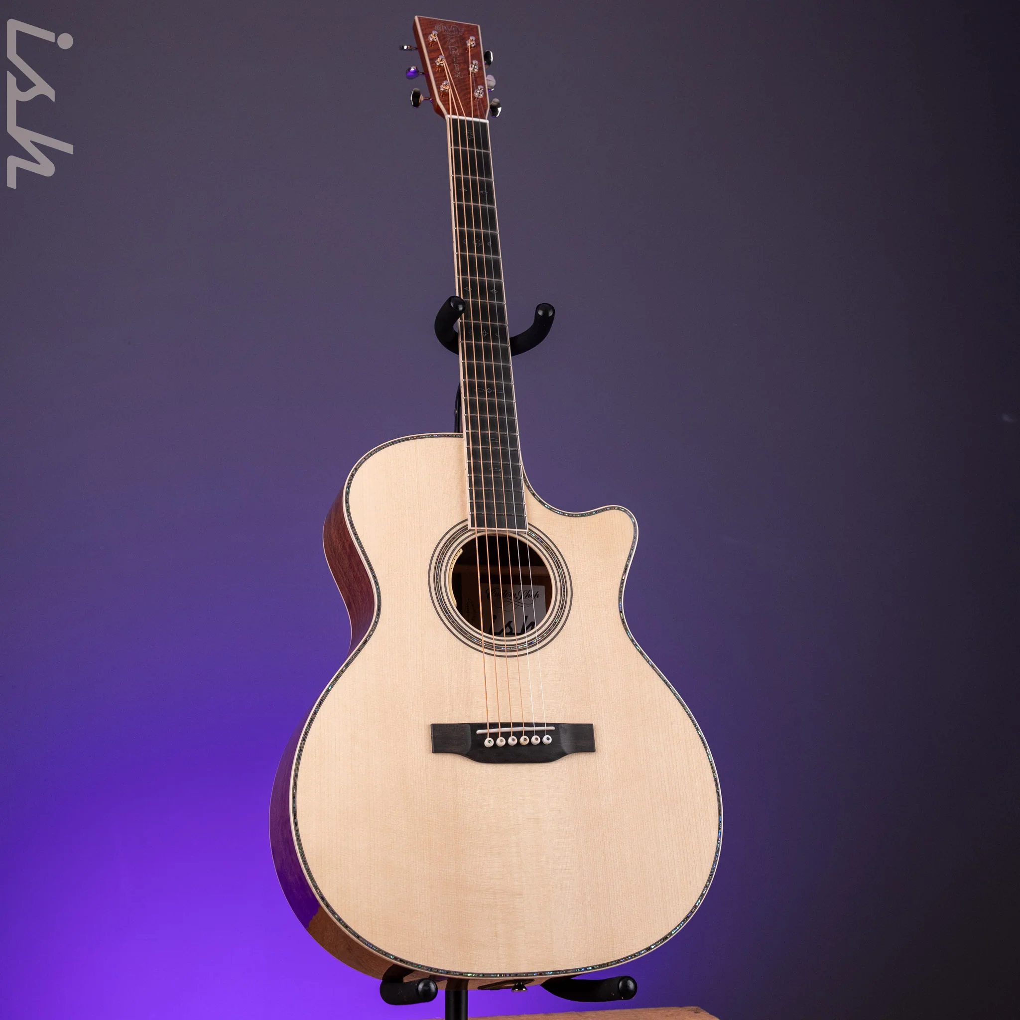 Martin Custom Shop GP41 Style Italian Alpine Spruce, Curly Muninga - Image 3