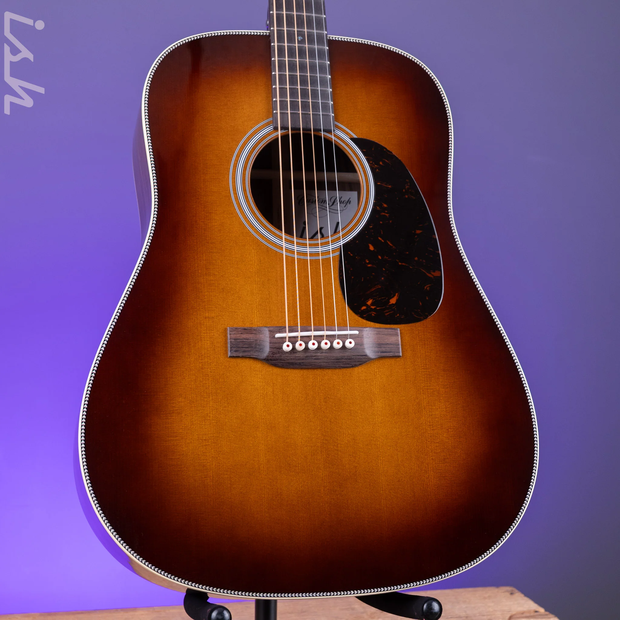 Martin Custom Shop HD-28 Style Wild Grain East Indian Rosewood Back & Sides - Image 2