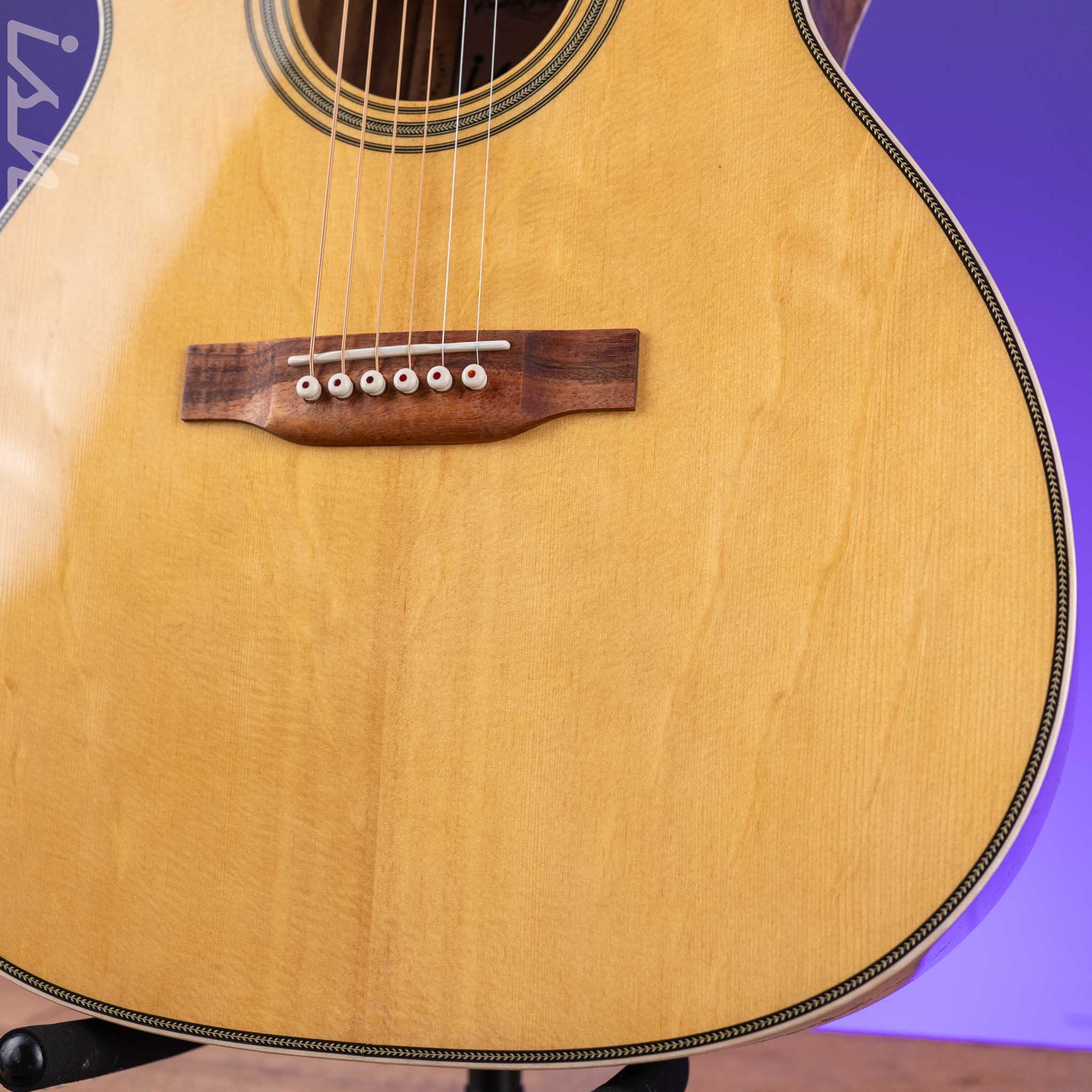 Martin Custom Shop M-36 Style Grand Auditorium Highly Flamed Koa - Image 5