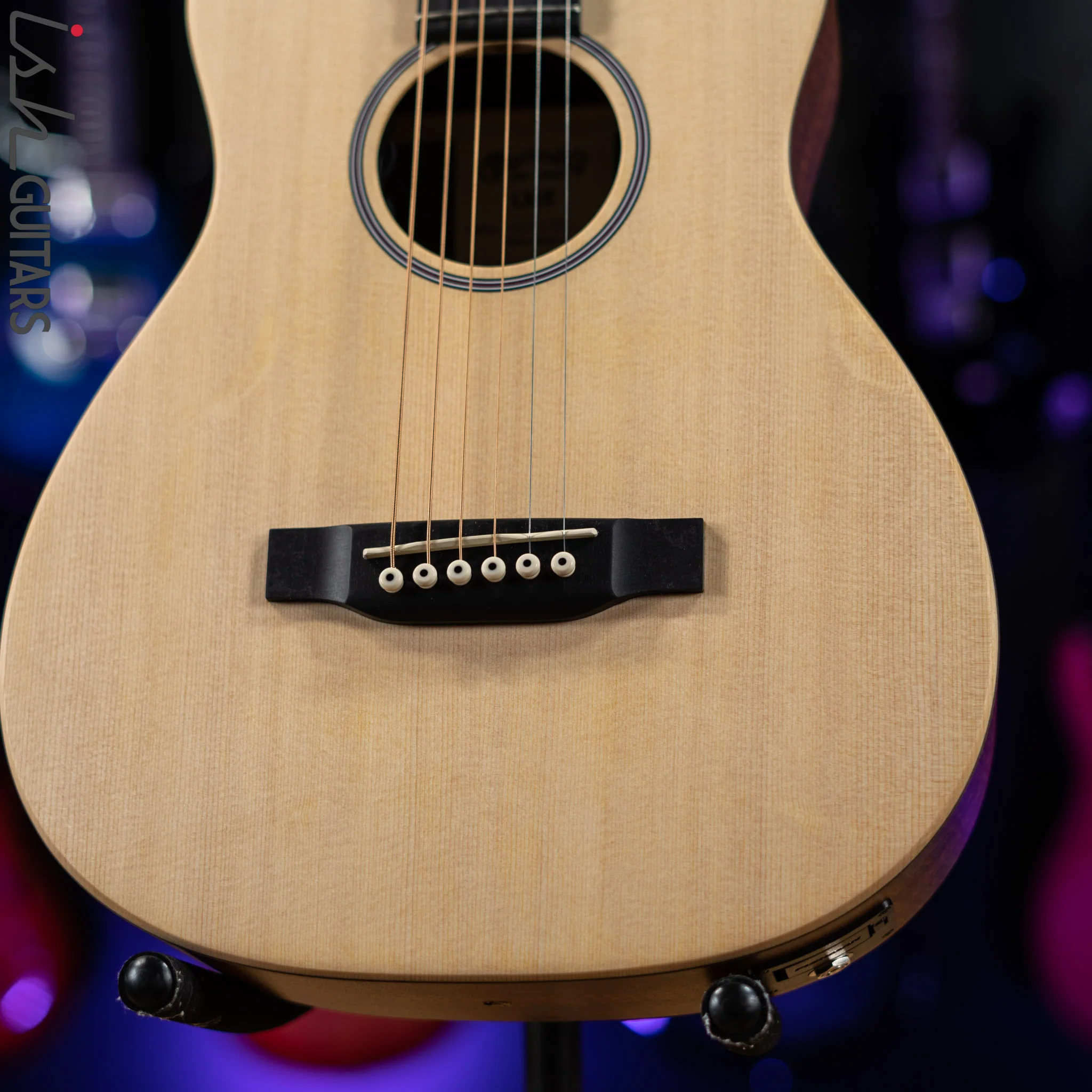 Martin LX1E Little Martin Acoustic-Electric Guitar Natural Satin - Image 4
