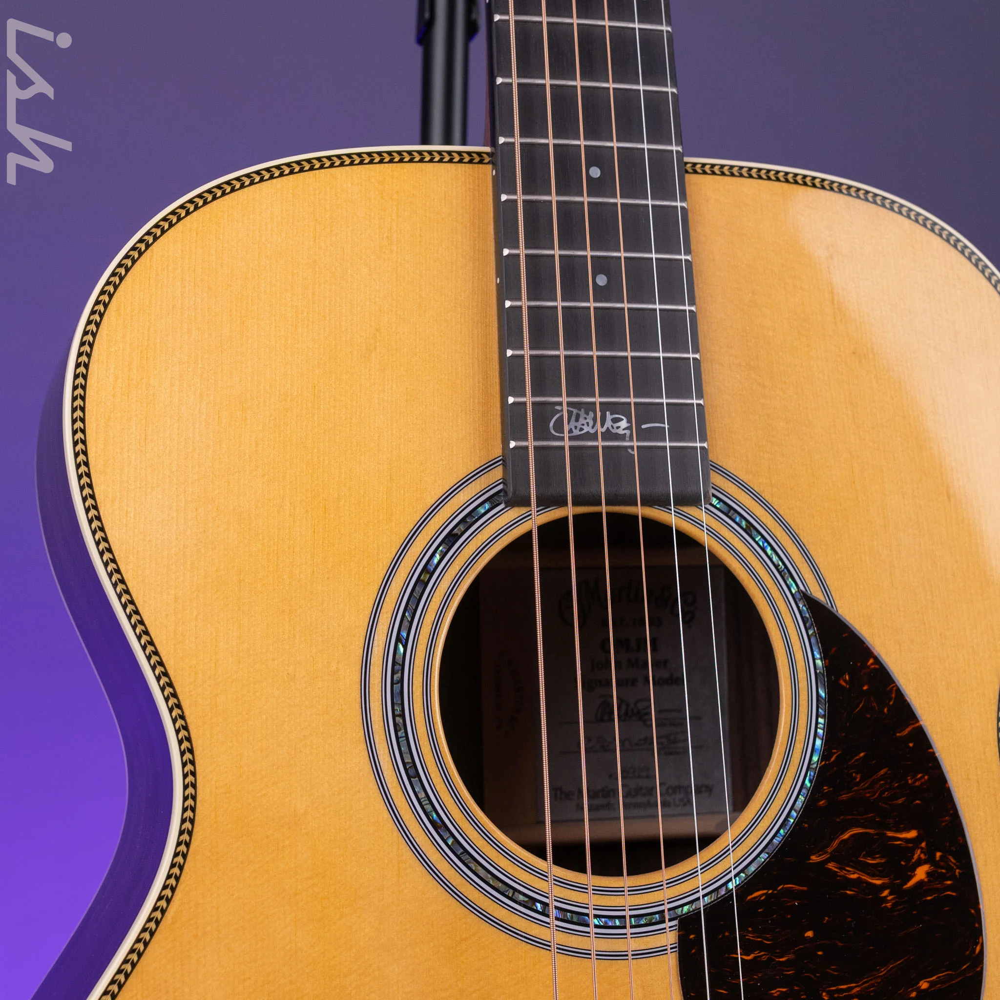 Martin OMJM John Mayer Signature Acoustic Guitar Natural - Image 4