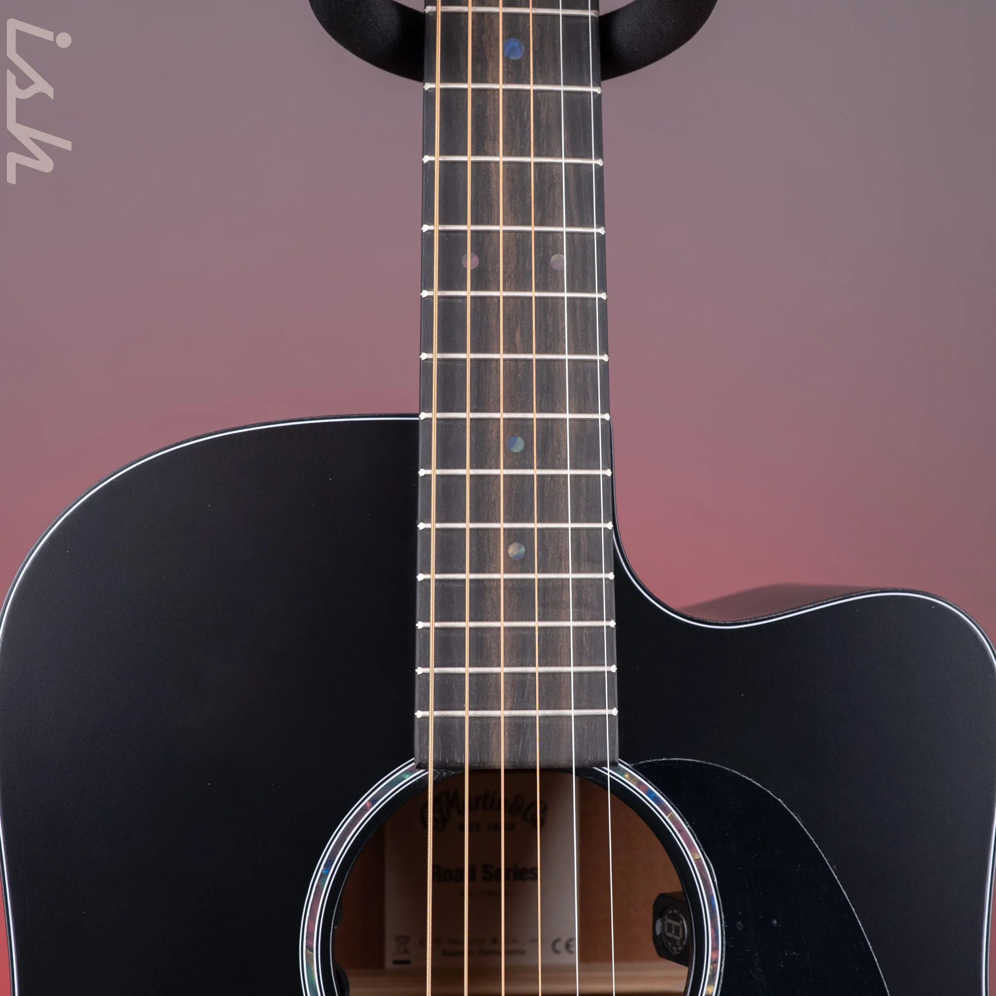 Martin Road Series DC-10E Modern Black Acoustic-Electric Guitar *New Model* - Image 6