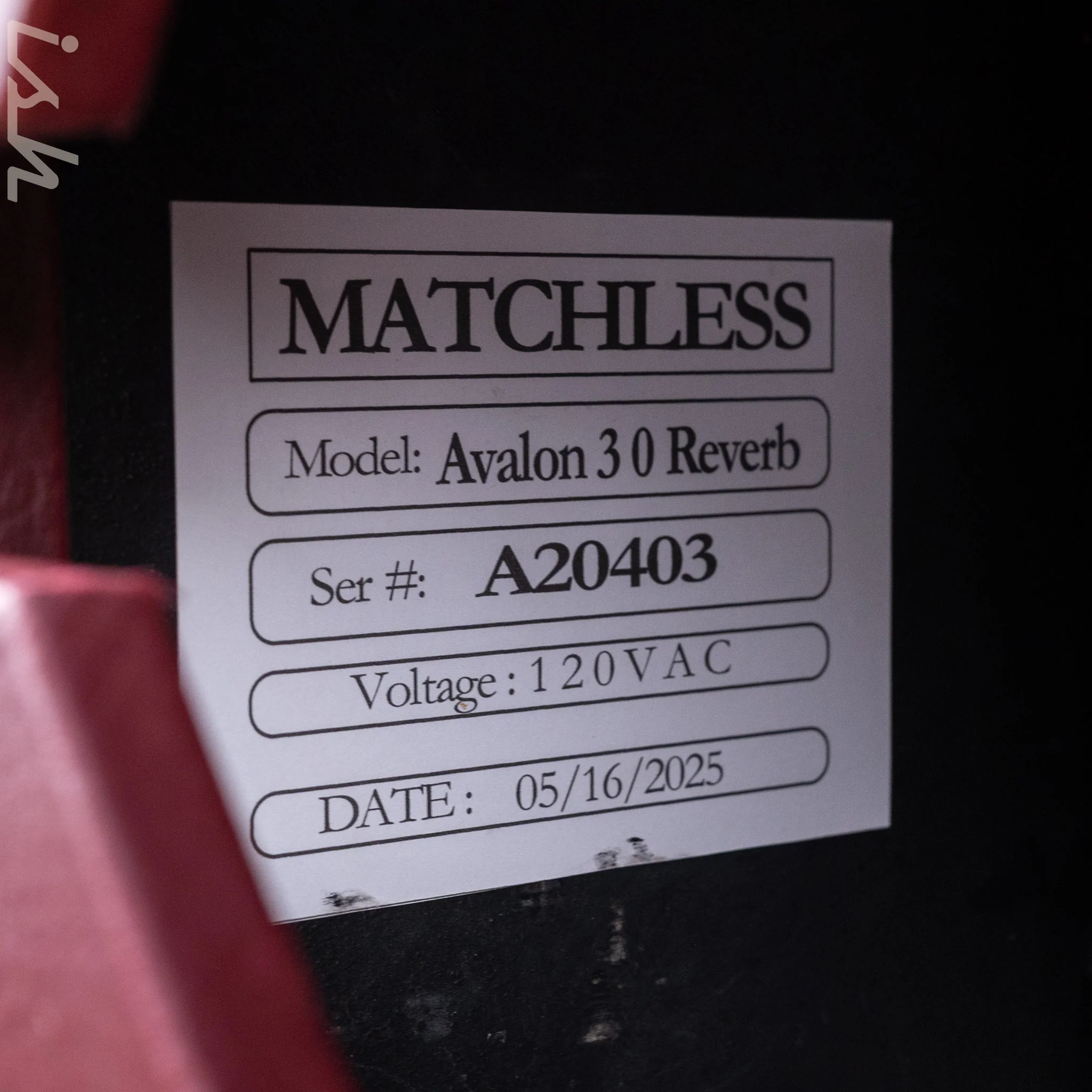 Matchless Avalon 30 Watt 112 Combo Reverb Custom Tolex Demo - Image 9