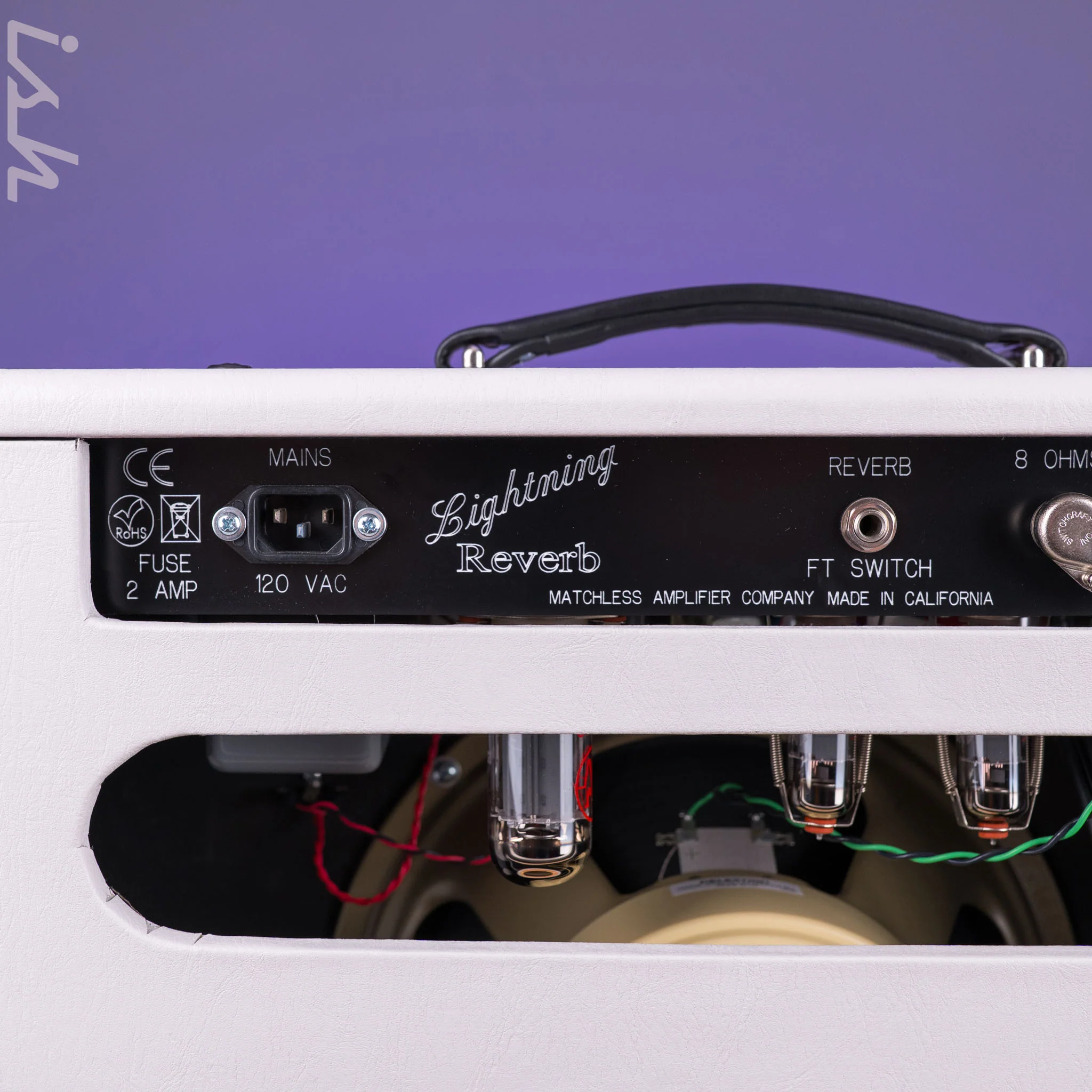Matchless Lightning 1x12" 15W Combo Reverb White Tolex - Image 5