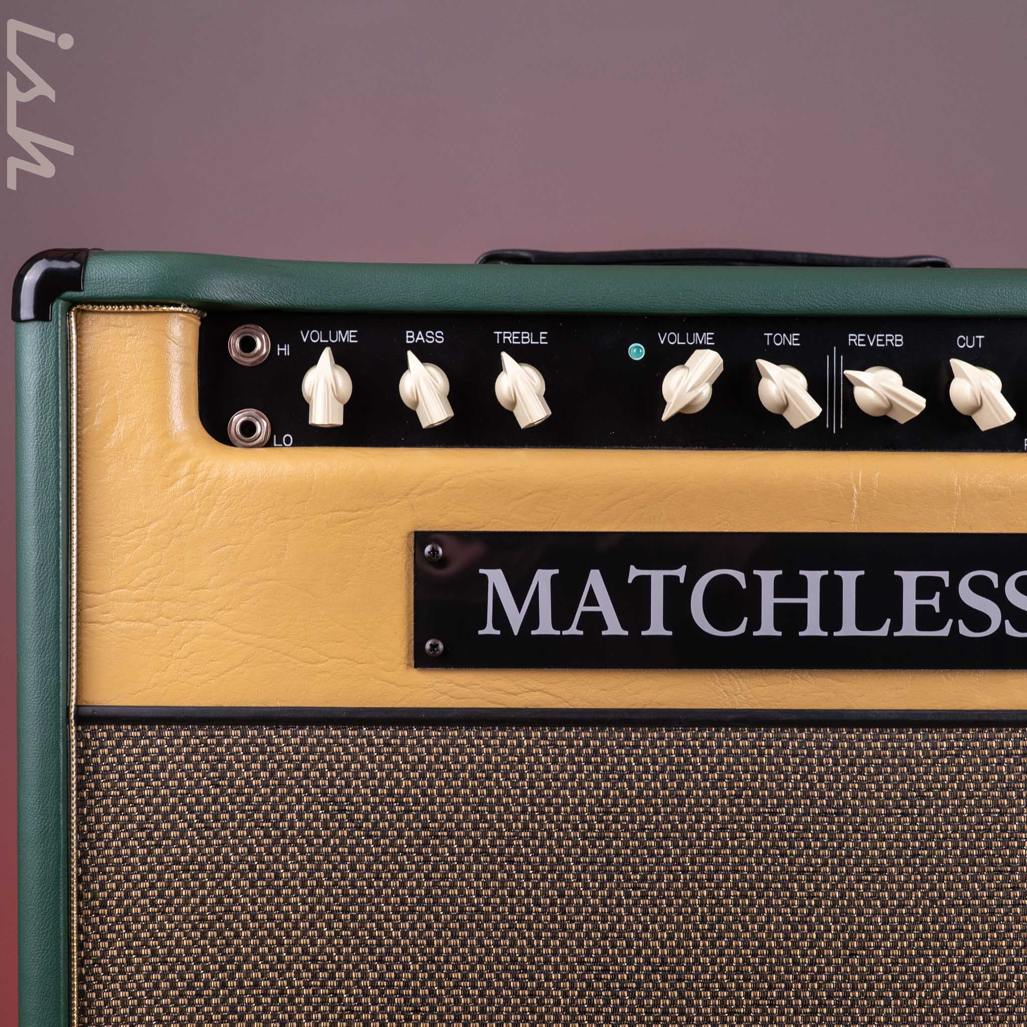 Matchless SC-30 Reverb 112 Combo Custom Tolex Green & Gold Demo - Image 2