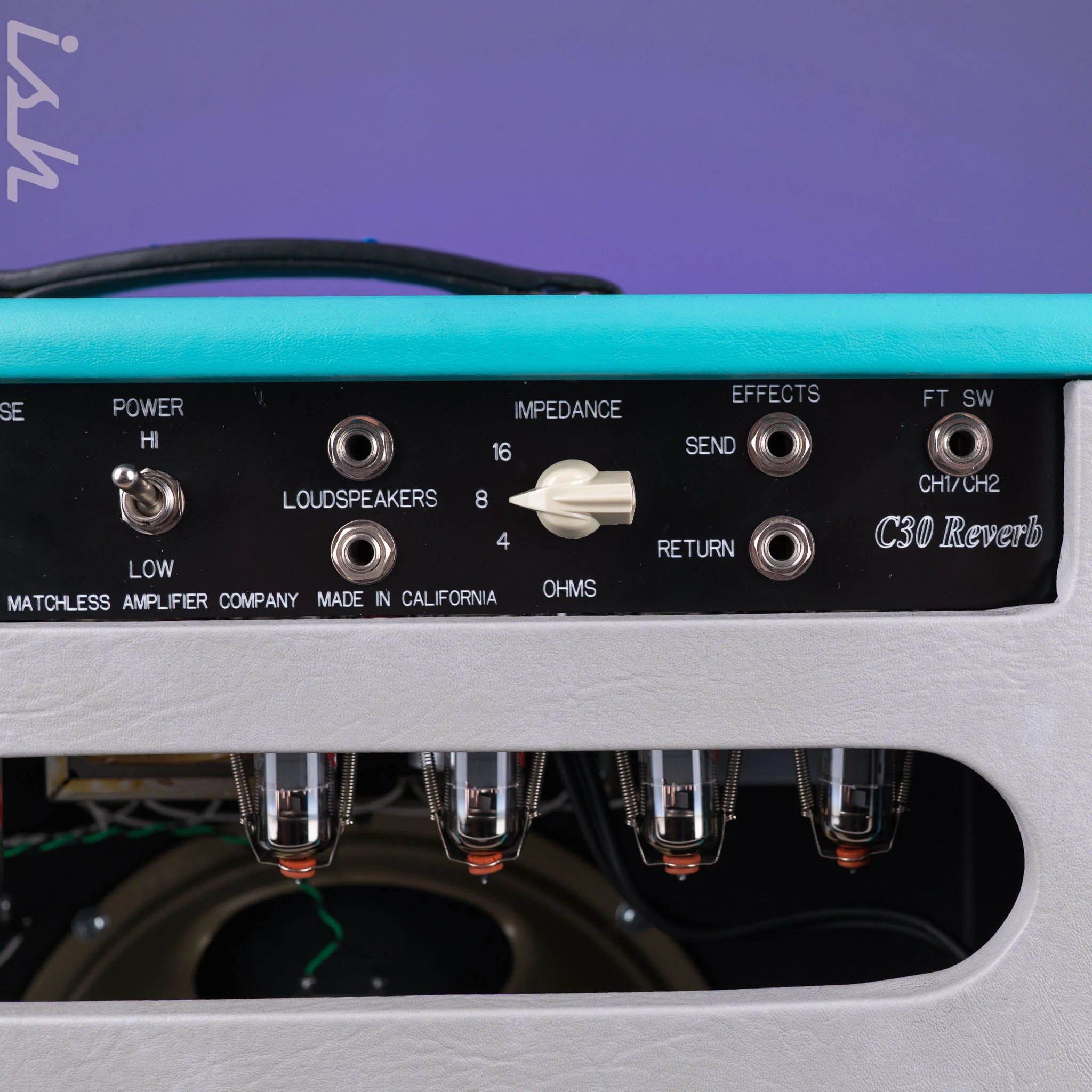 Matchless SC-30 Reverb 112 Combo Custom Turquoise Tolex - Image 7