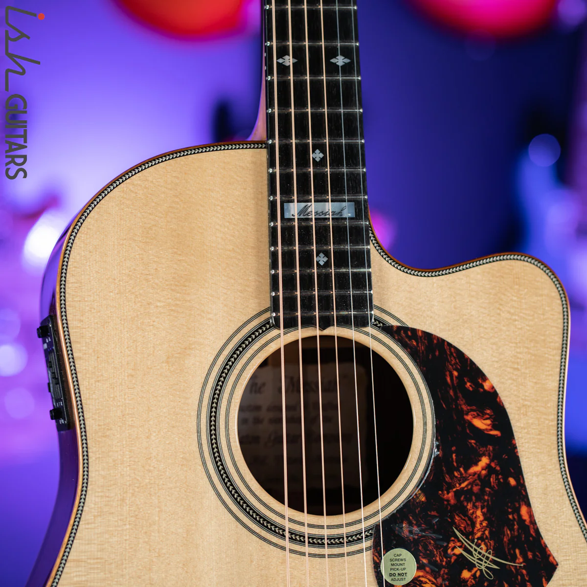 Maton Messiah EM100C Acoustic-Electric Guitar Sitka Spruce - Image 6