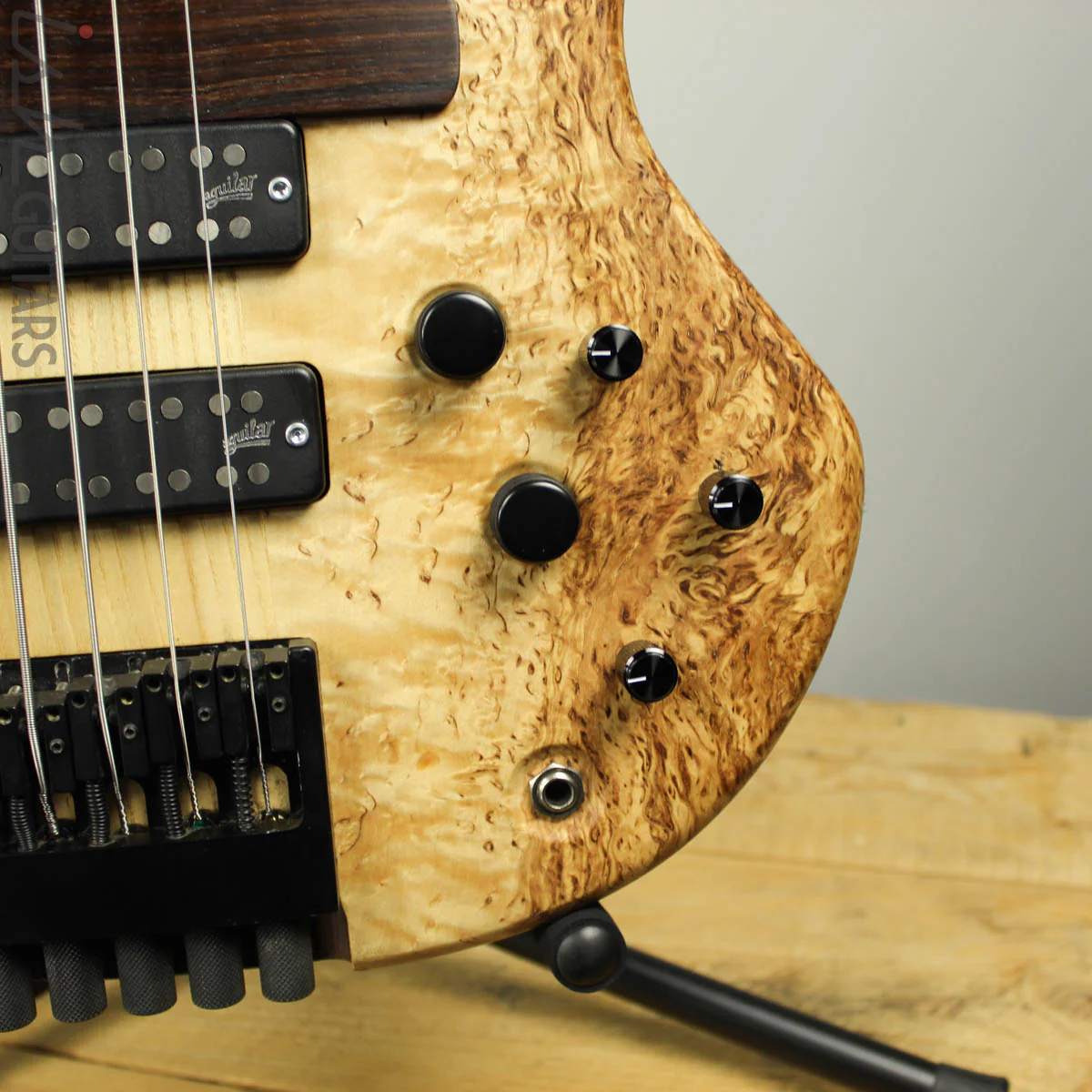 Mattisson Series I "Swiss" 5-String 'Headed Headless' Masur Birch Bass - Image 3