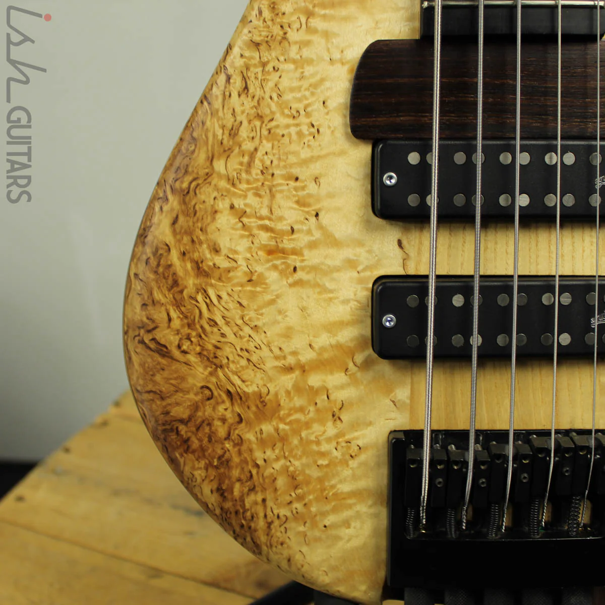 Mattisson Series I "Swiss" 5-String 'Headed Headless' Masur Birch Bass - Image 5