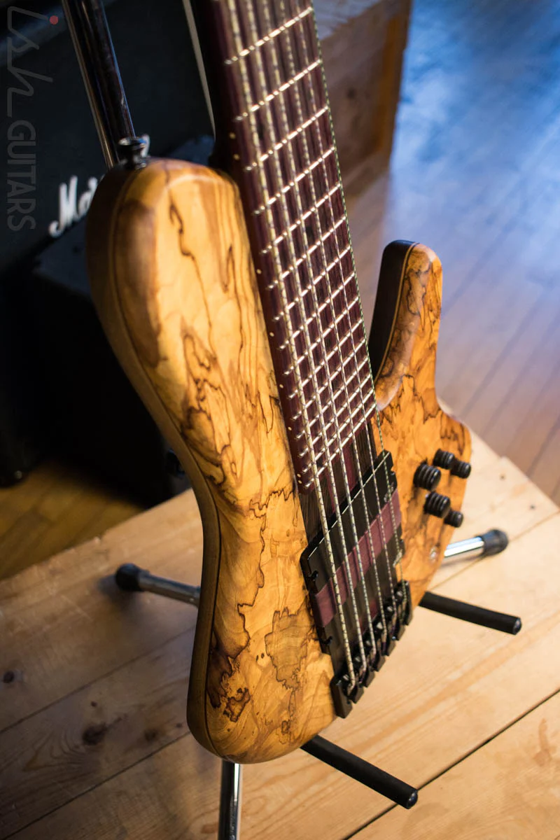 Mattisson Series IV Singlecut 6 String Bass Guitar - Image 6