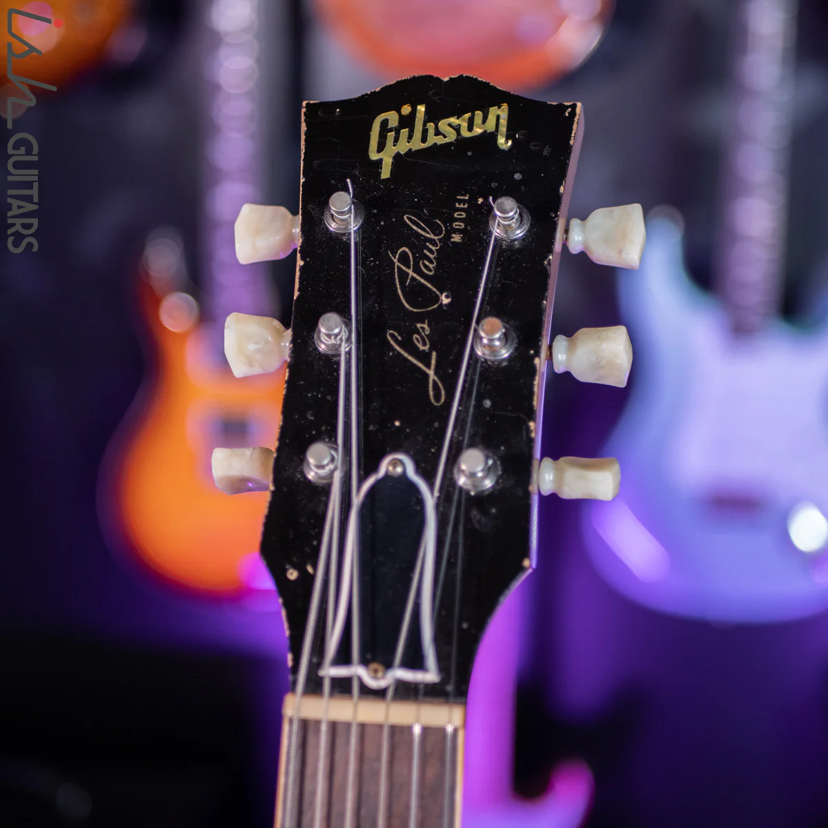 1990s Max Burst "Gibson" Les Paul Lemon Burst - Image 9