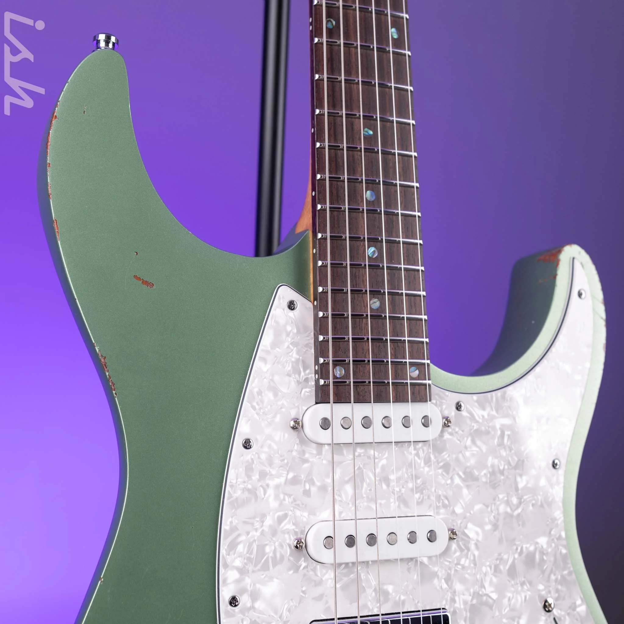 Mayones Aquila V24 Aged Metallic Emerald Green - Image 4
