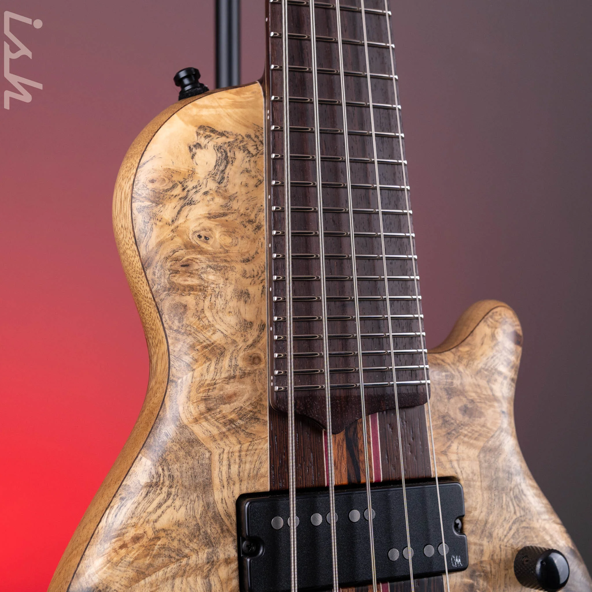 Mayones Cali 5 Mini Bass Buckeye Burl - Image 4