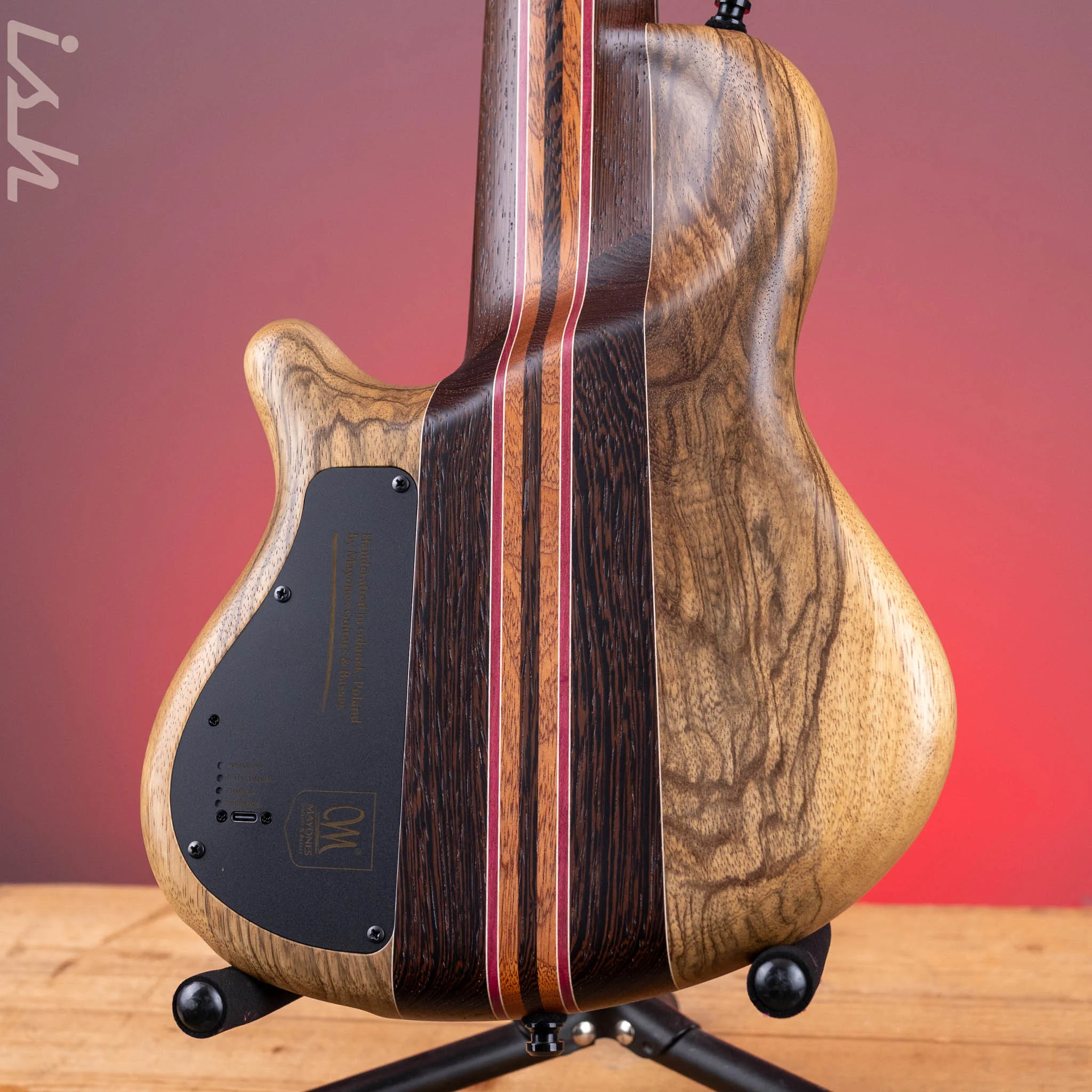 Mayones Cali 5 Mini Bass Buckeye Burl - Image 8