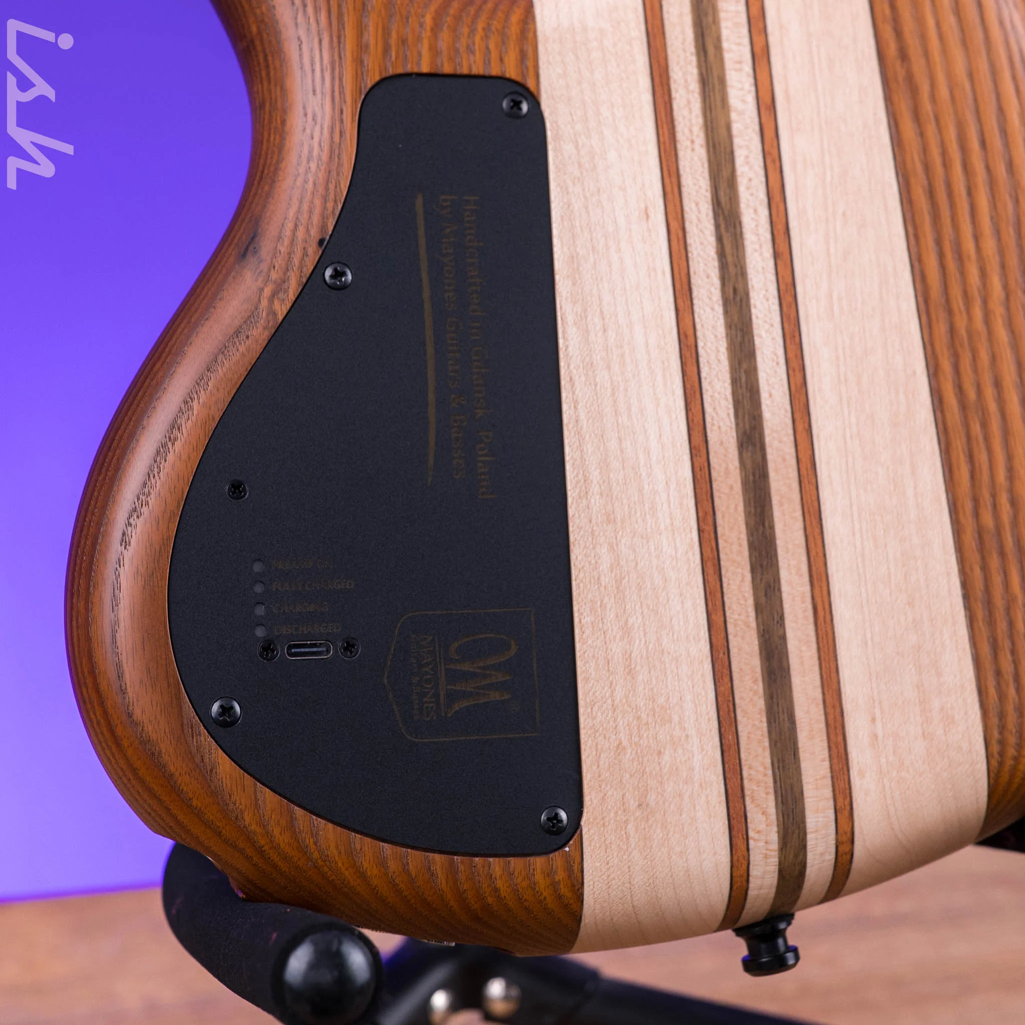 Mayones Cali 5 Mini Bass Spalted Maple - Image 9