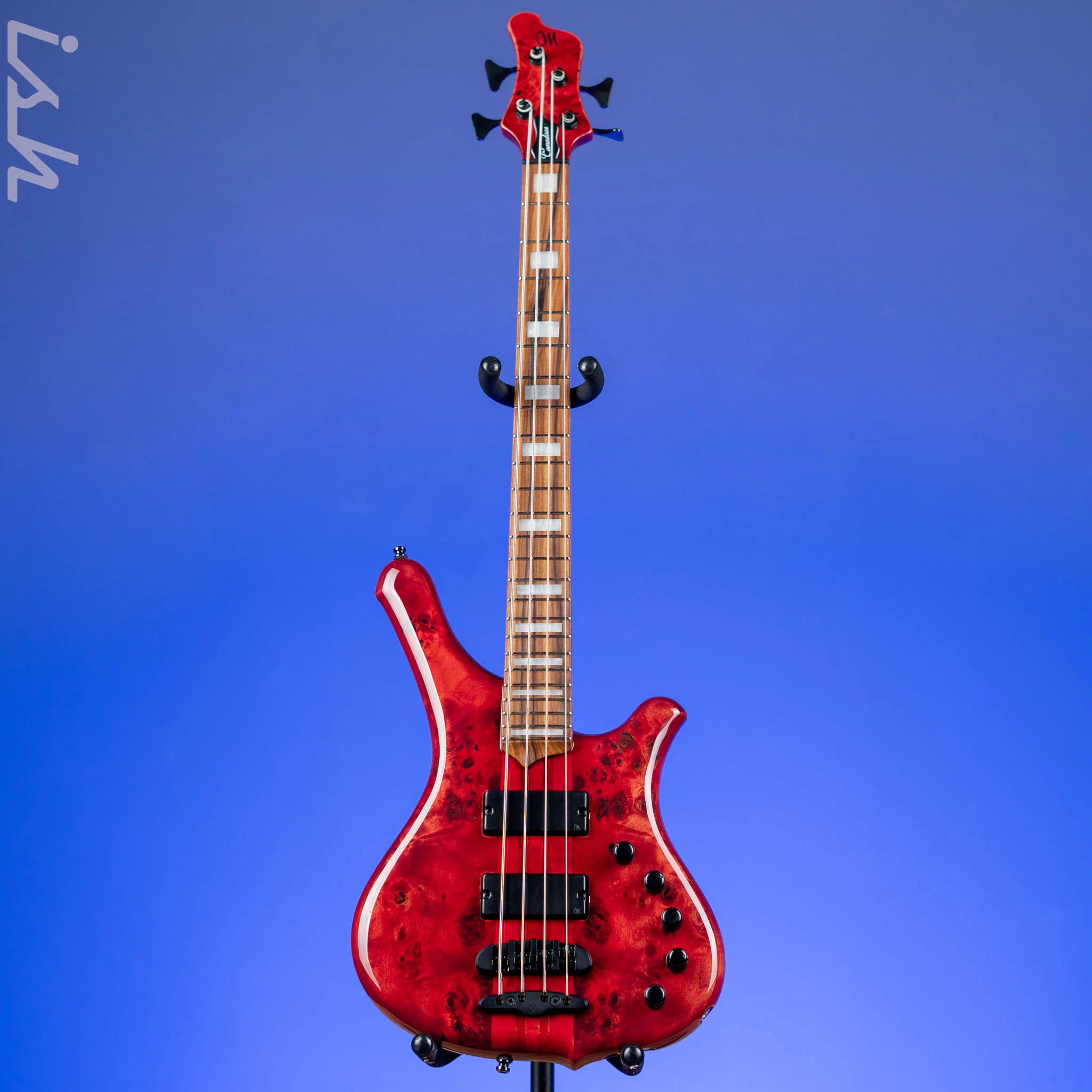 Mayones Comodous 4 Bass Liquid Red NAMM 2024 - Image 2