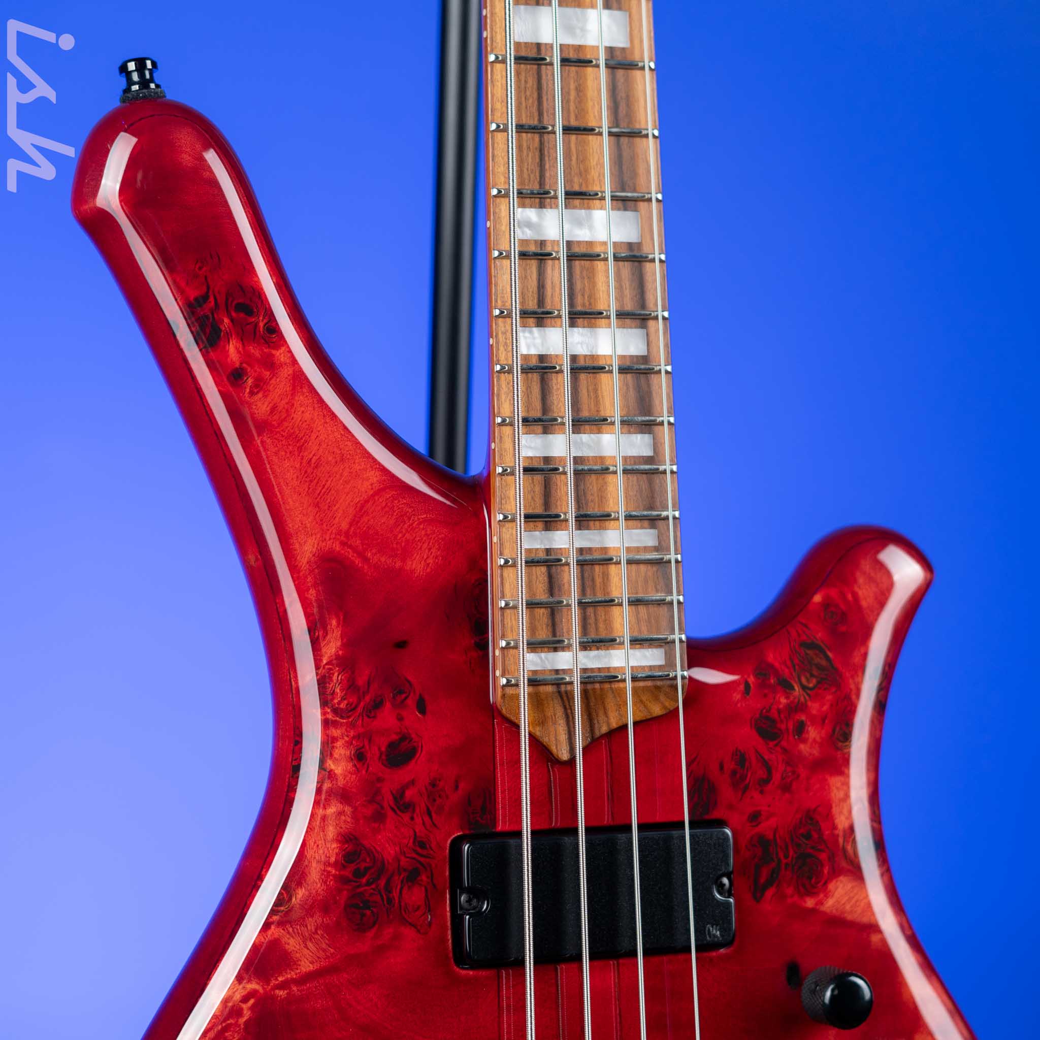 Mayones Comodous 4 Bass Liquid Red NAMM 2024 - Image 3