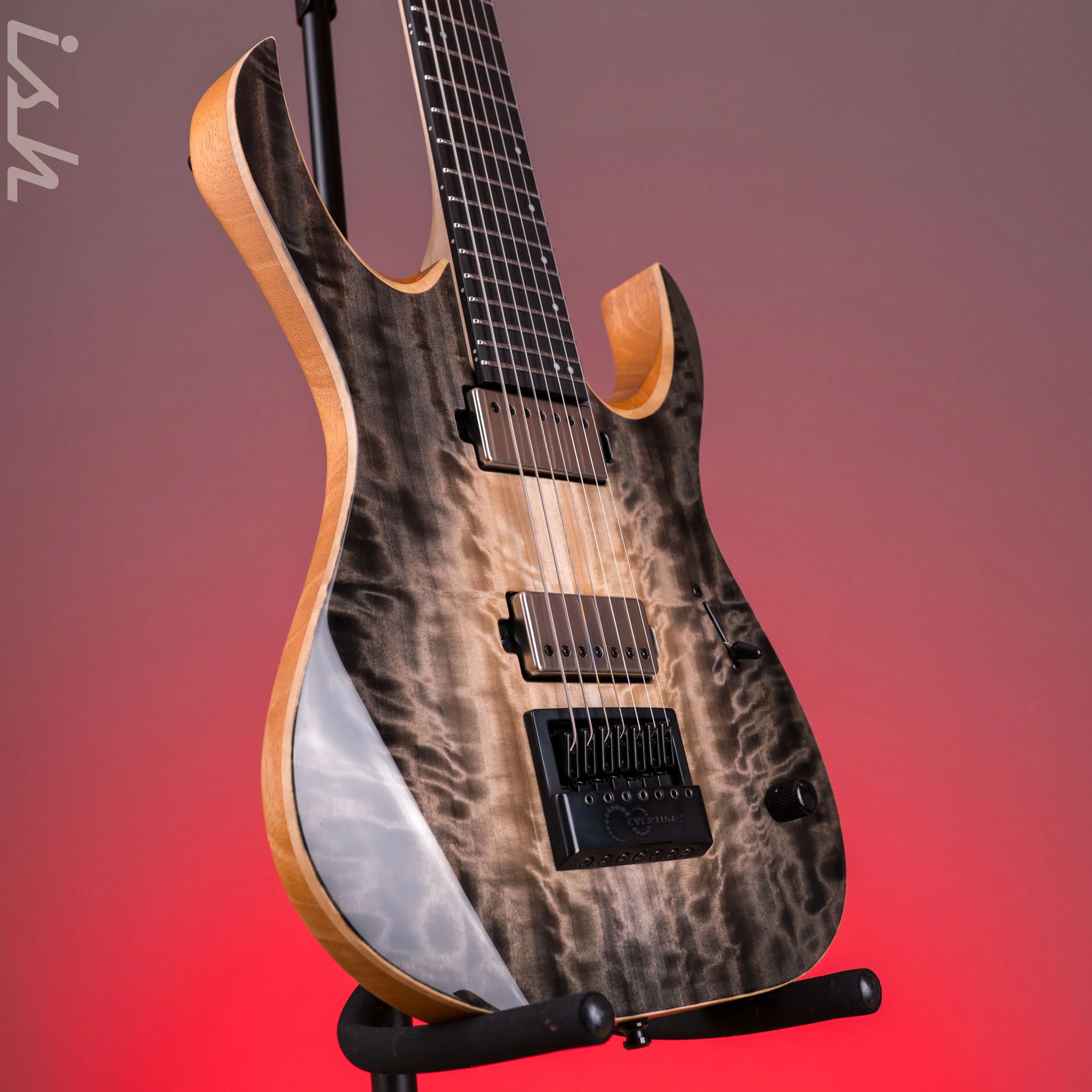 Mayones Duvell Elite 4EVER 7 Baritone Black Burst - Image 3