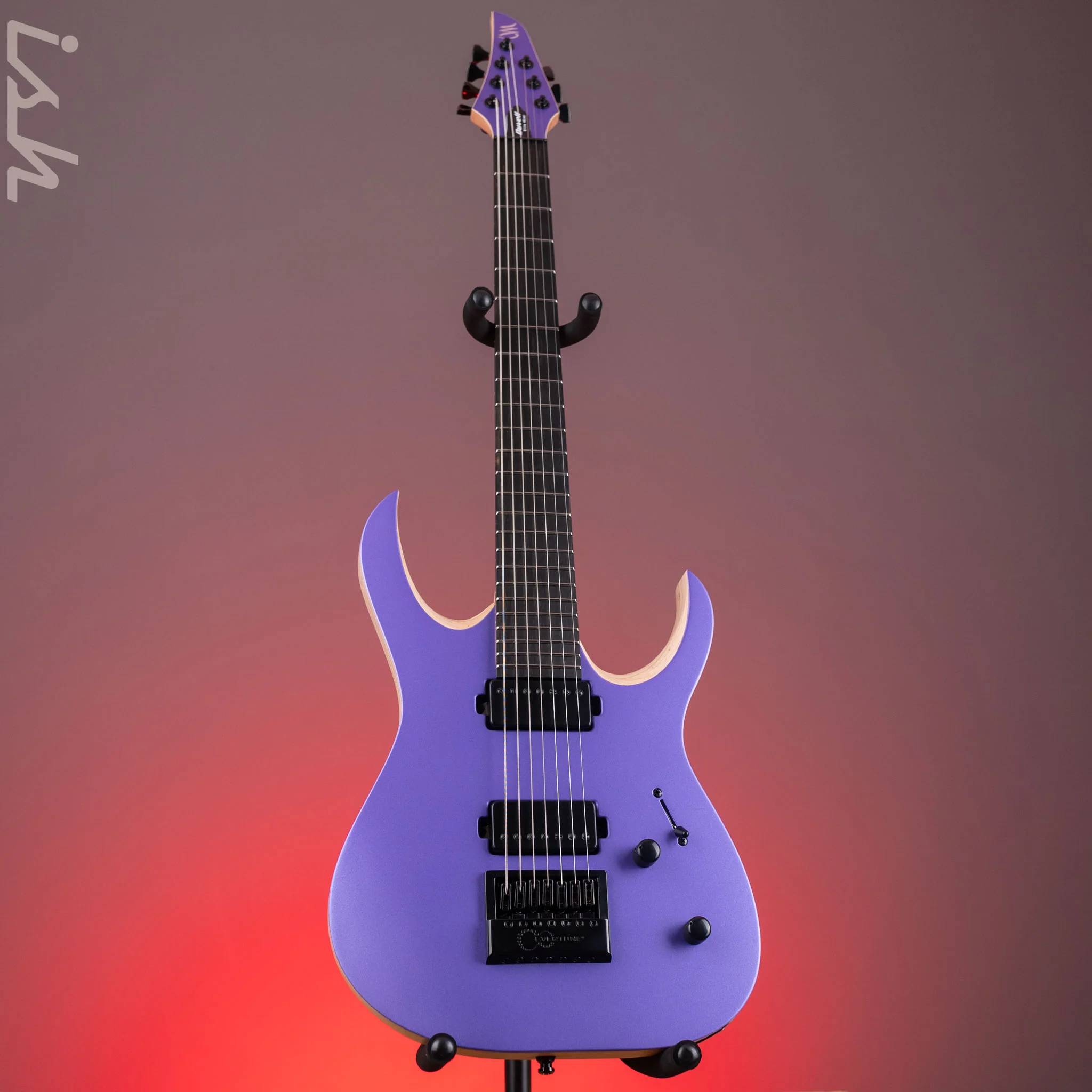 Mayones Duvell RPi Rick Schneider 7-String Evertune Memberberry Purple Metallic - Image 2