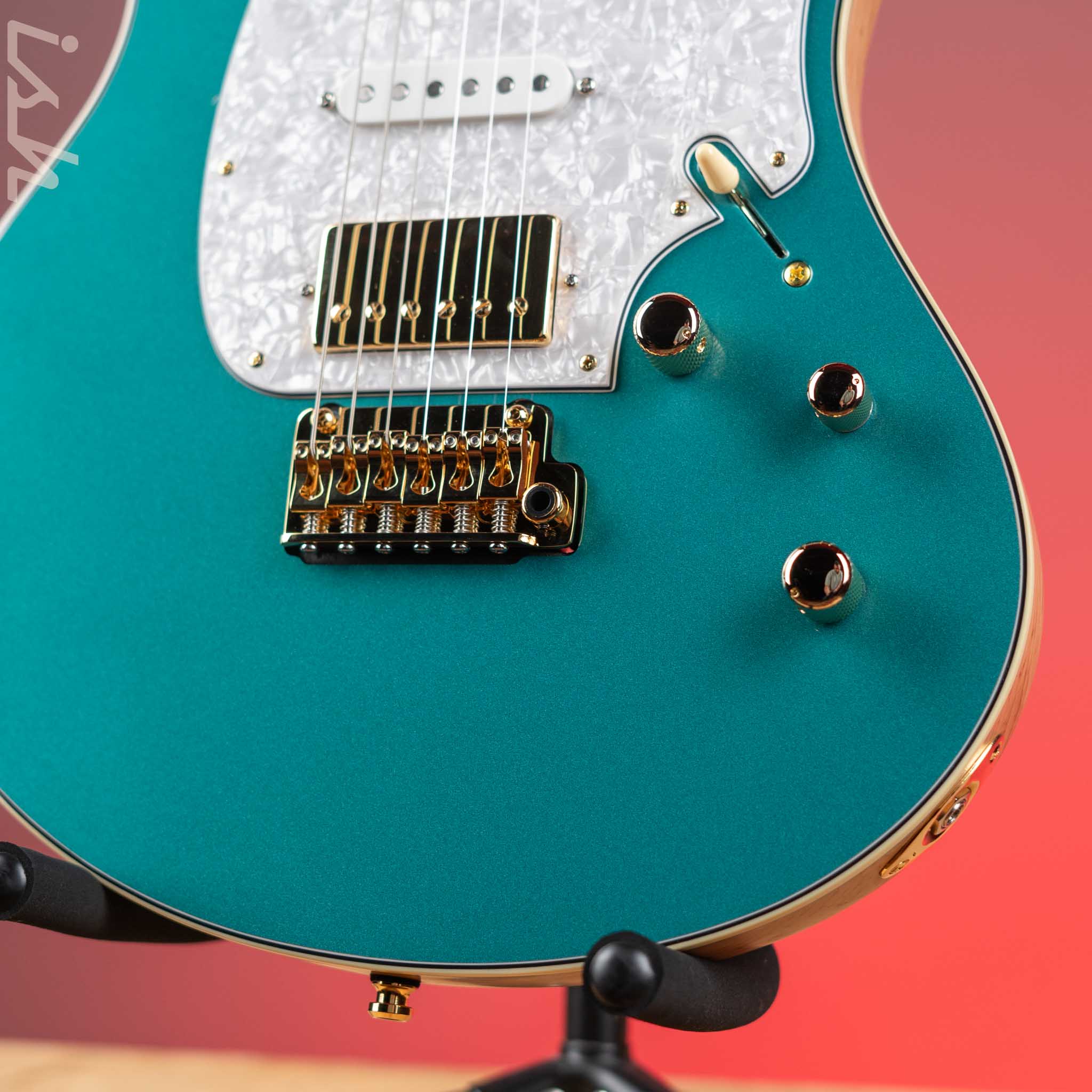 Mayones Legend V22 6 Metallic Sherwood Green NAMM 2024 - Image 4