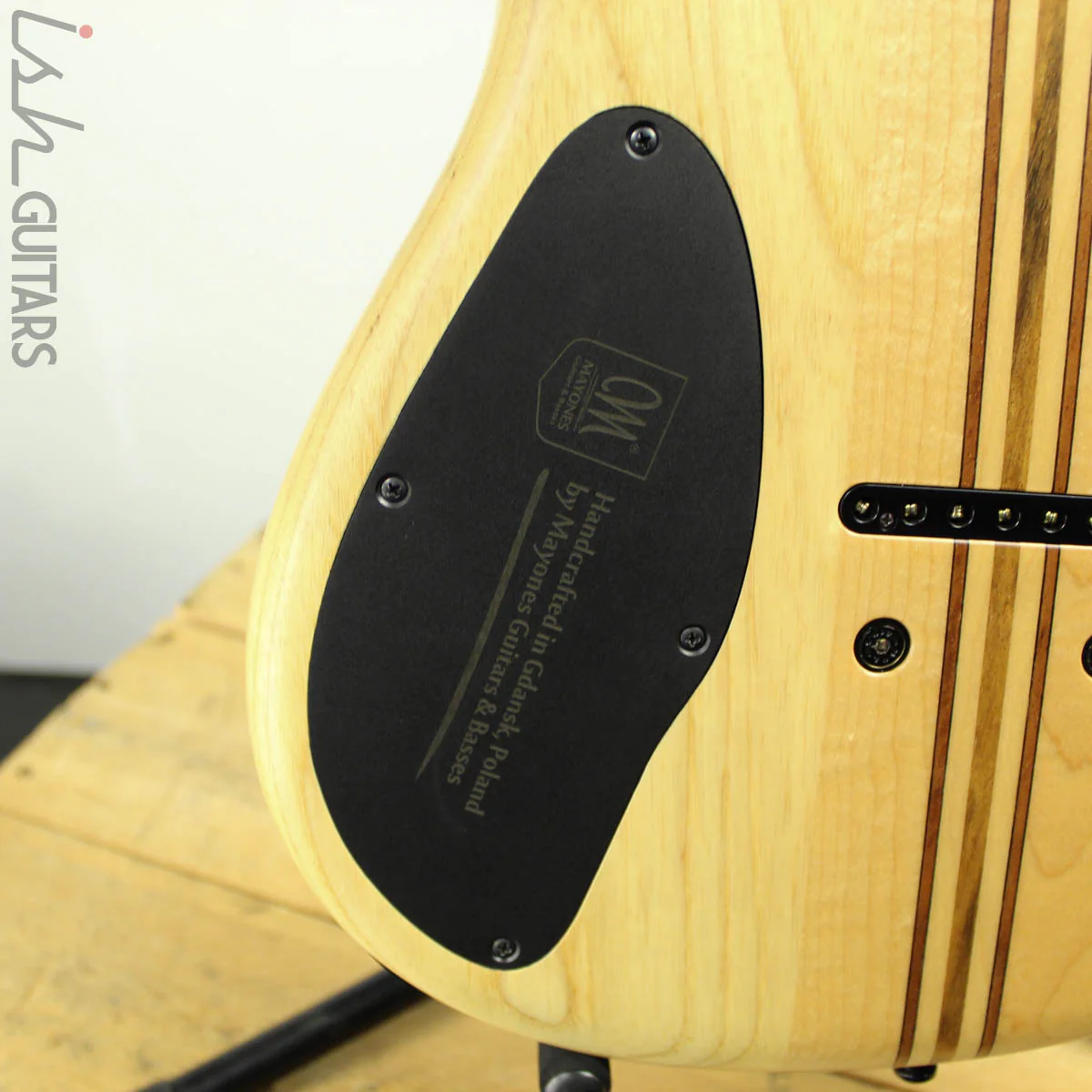 2016 Mayones Regius 7 Custom Macassar Ebony Natural - Image 11