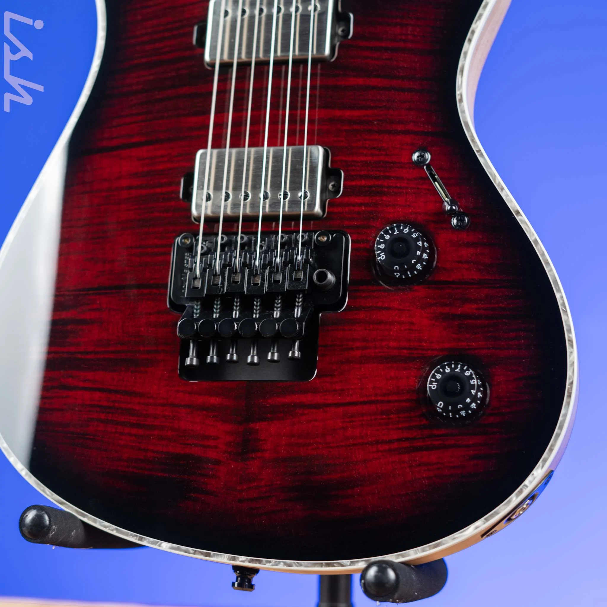 Mayones Regius PRO 6 Transparent Dirty-Red Burst Gloss - Image 4