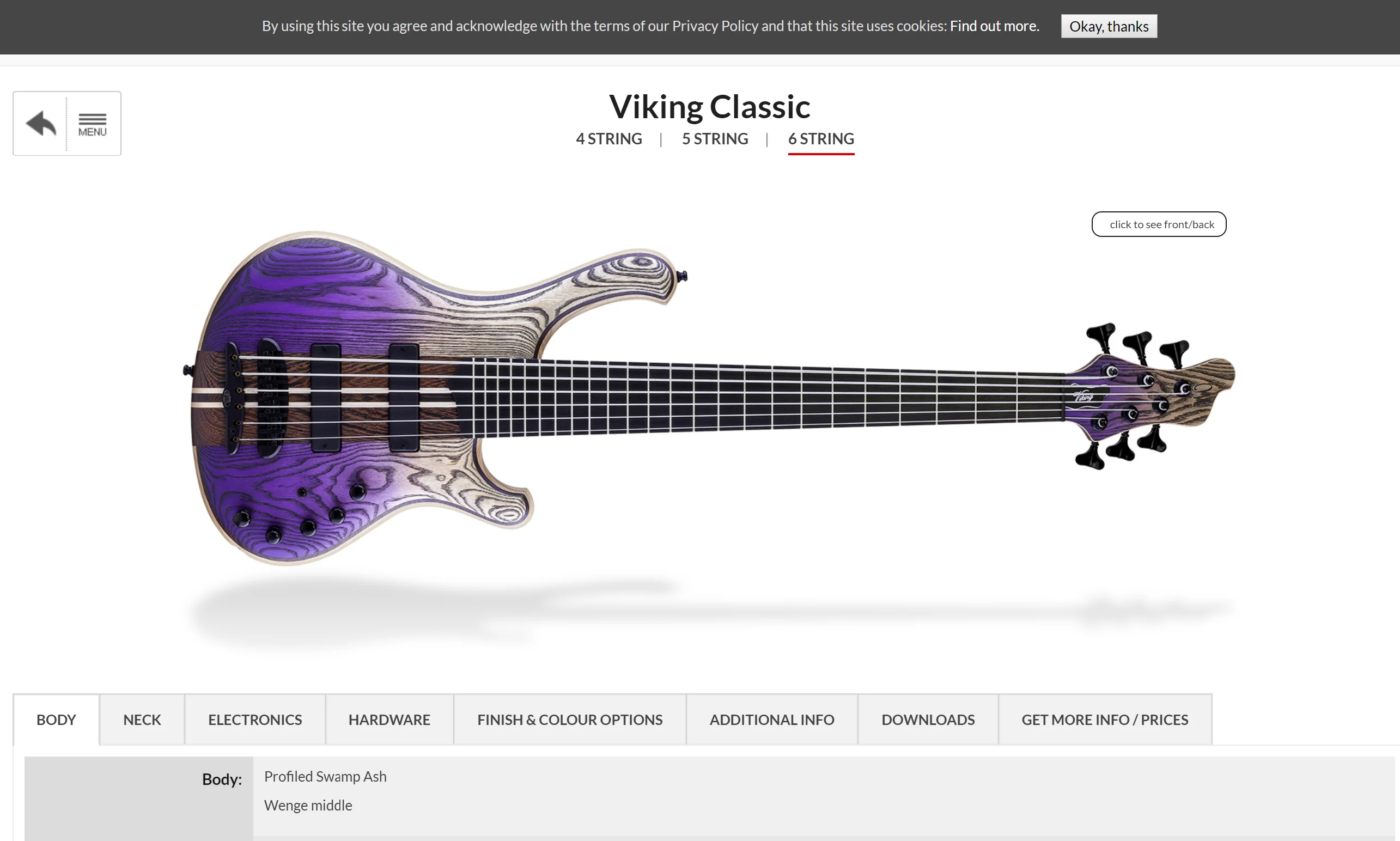 Mayones Viking Classic 6 Jeans Black Purple Horizon - Image 10