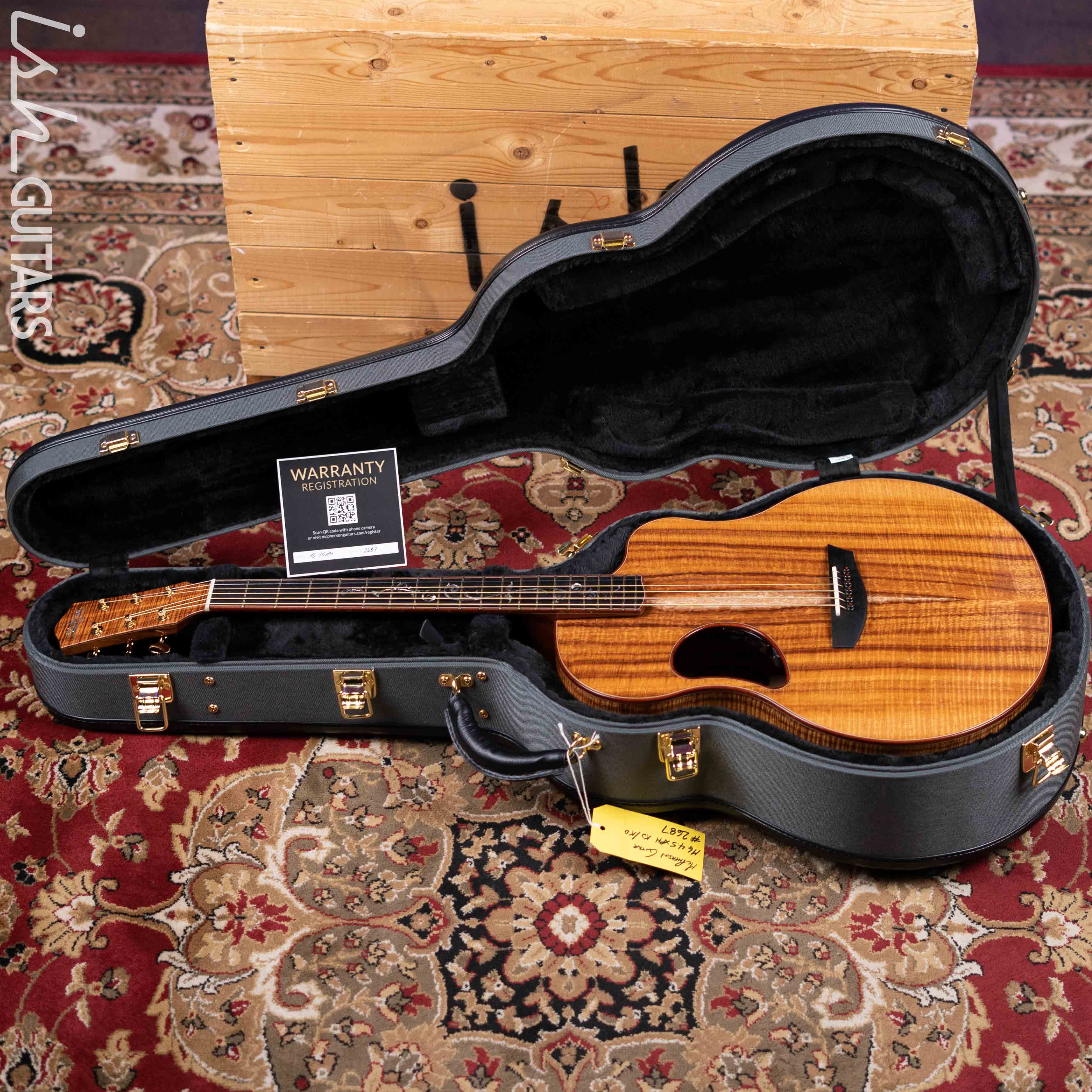 McPherson MG 4.5 XPH Acoustic Guitar Koa Natural Gloss - Image 15