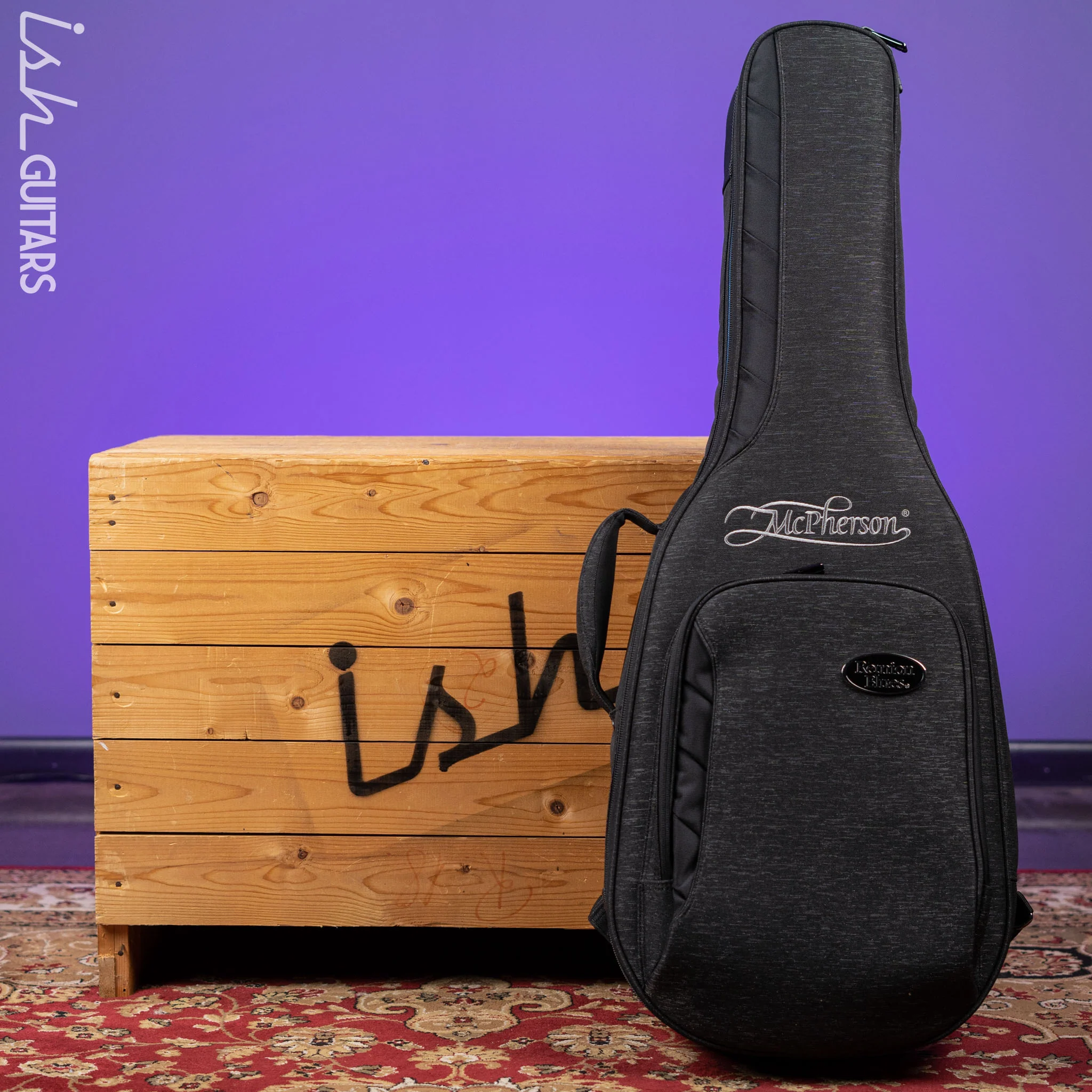 McPherson Sable Honeycomb Carbon Acoustic-Electric Guitar Black Hardware - Image 11